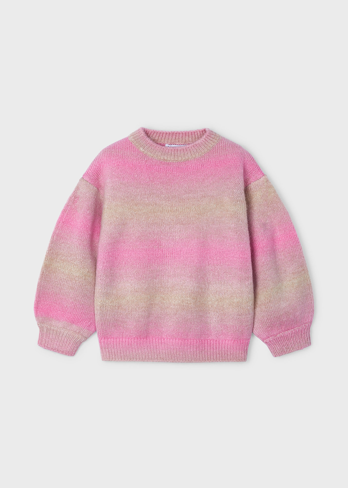 Girl Gradient Striped Sweater