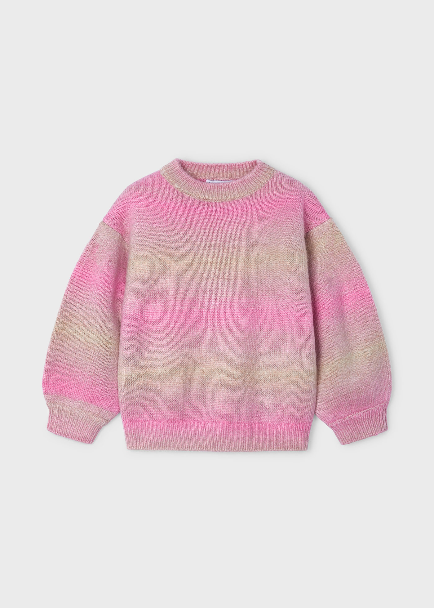 Maglione righe dregradè bambina
