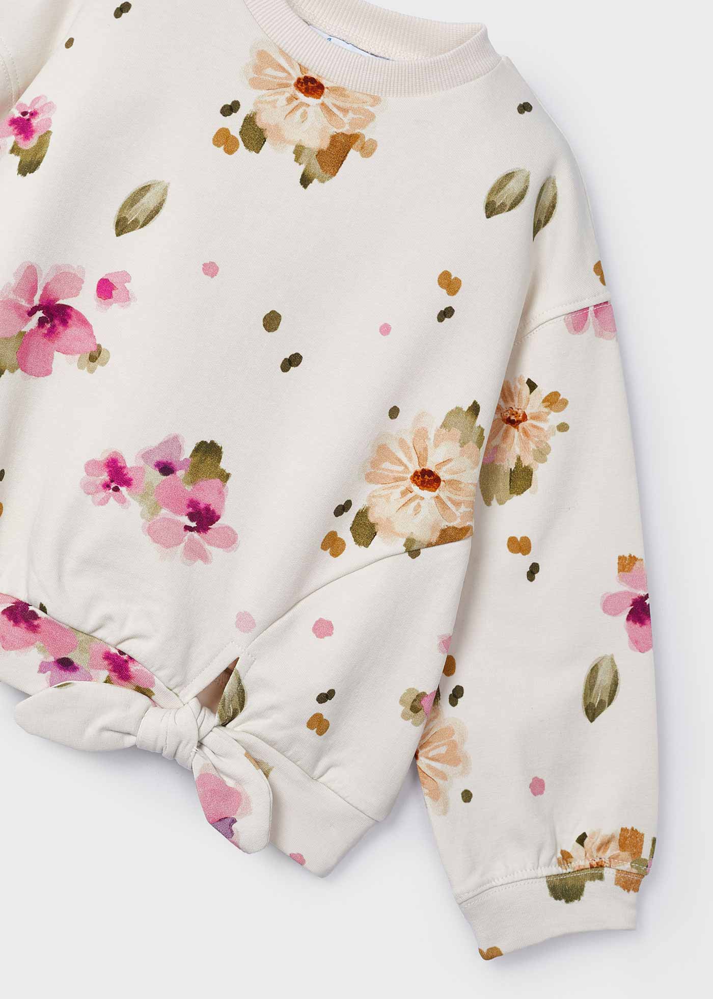 Girl Floral Sweatshirt