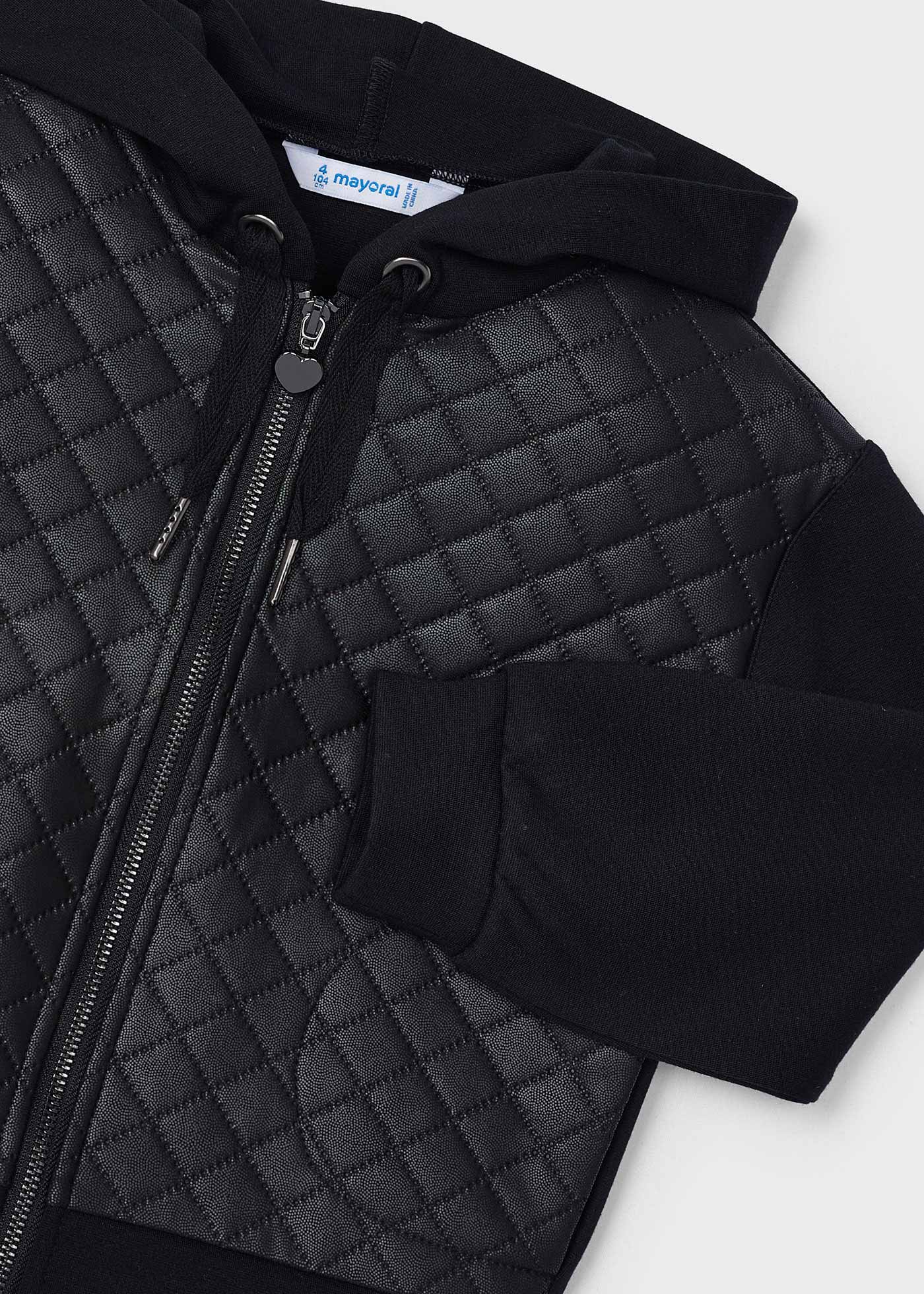 Bluza pikowana dla dziewczynki