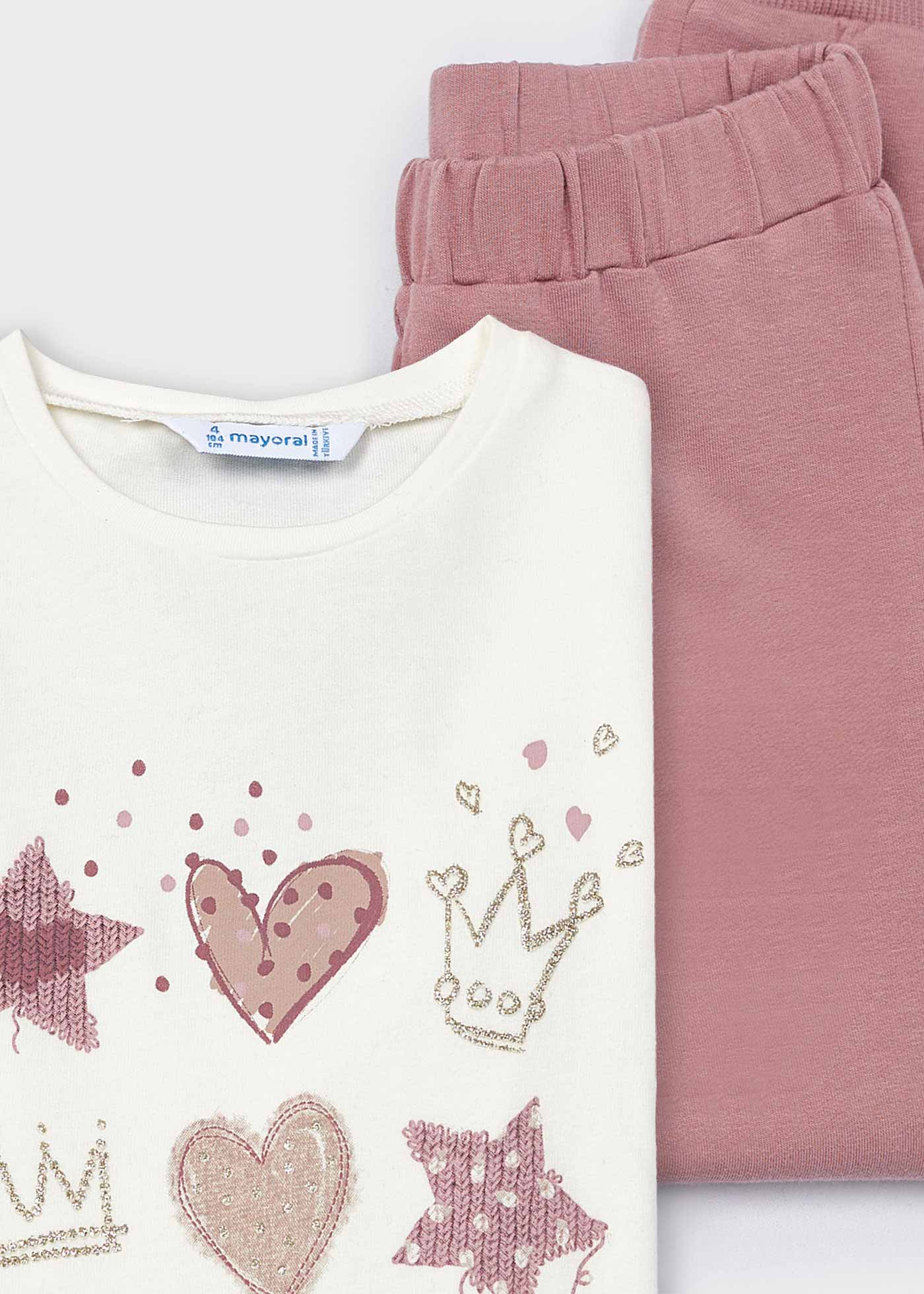 Tuta 3 pezzi stelle bambina