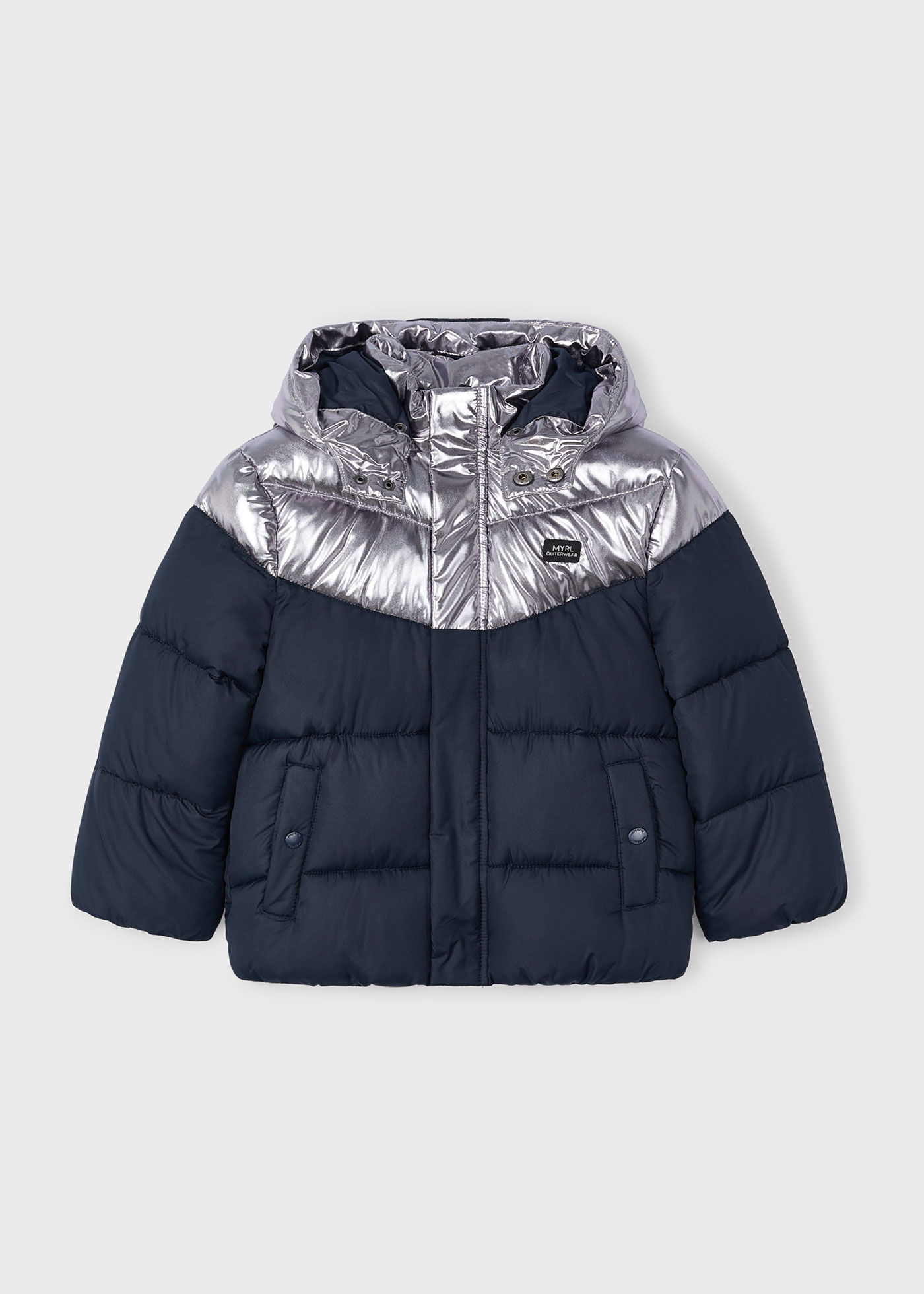 Boy Multicolored Puffer Jacket