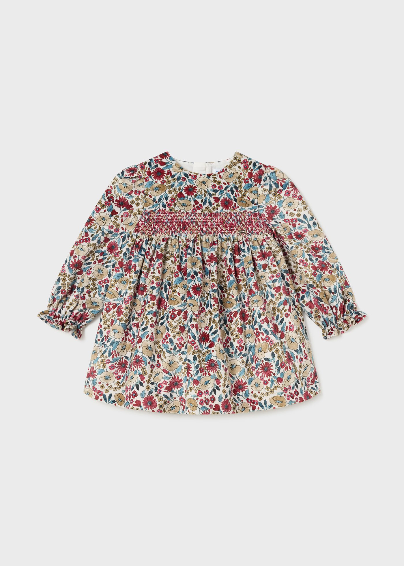 Baby Velvet Print Dress