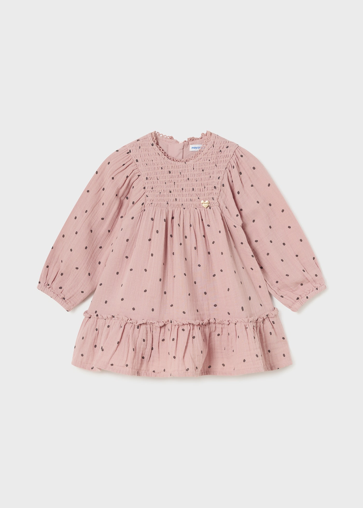 Robe à pois bébé