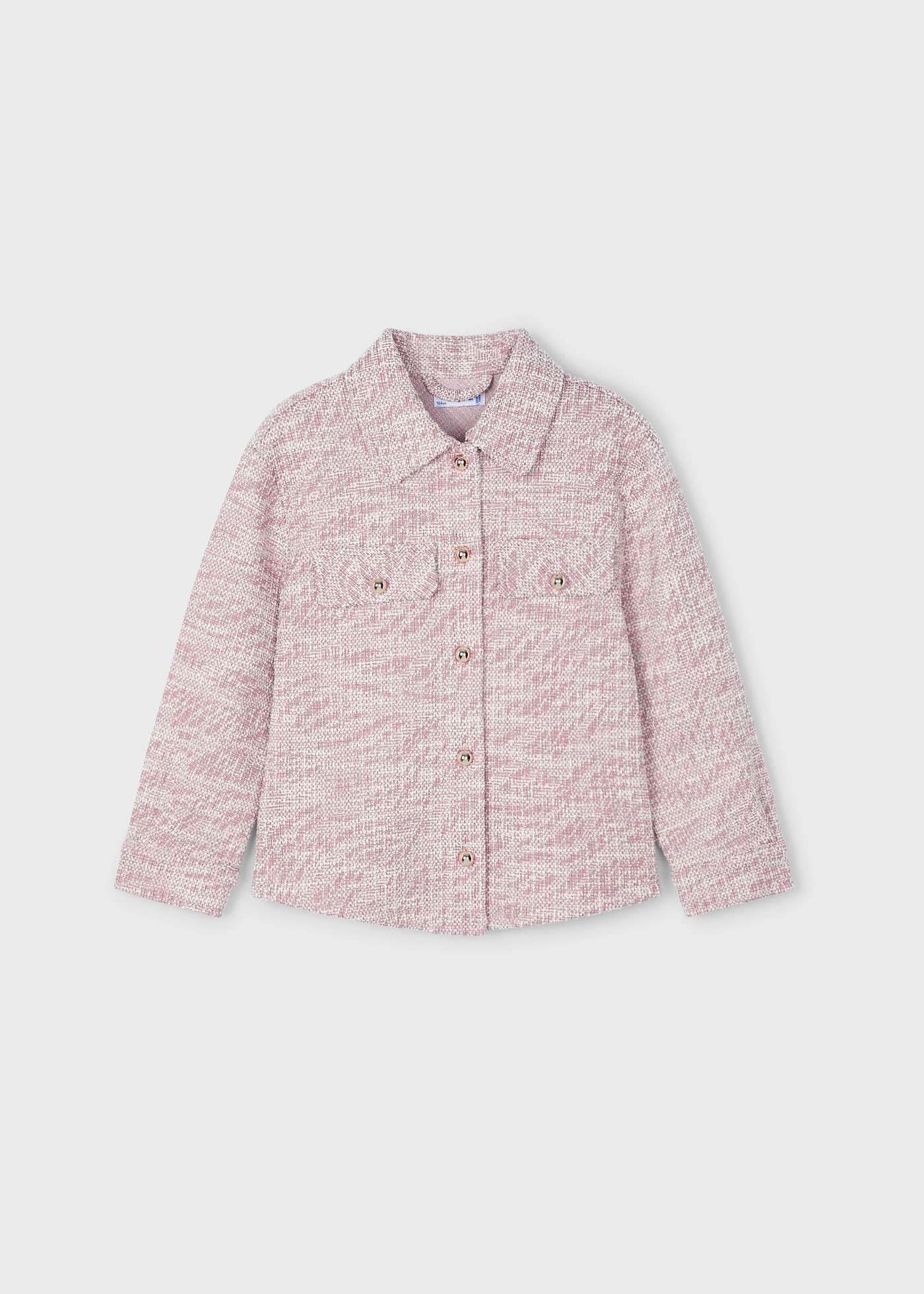Sobre camisa tweed menina