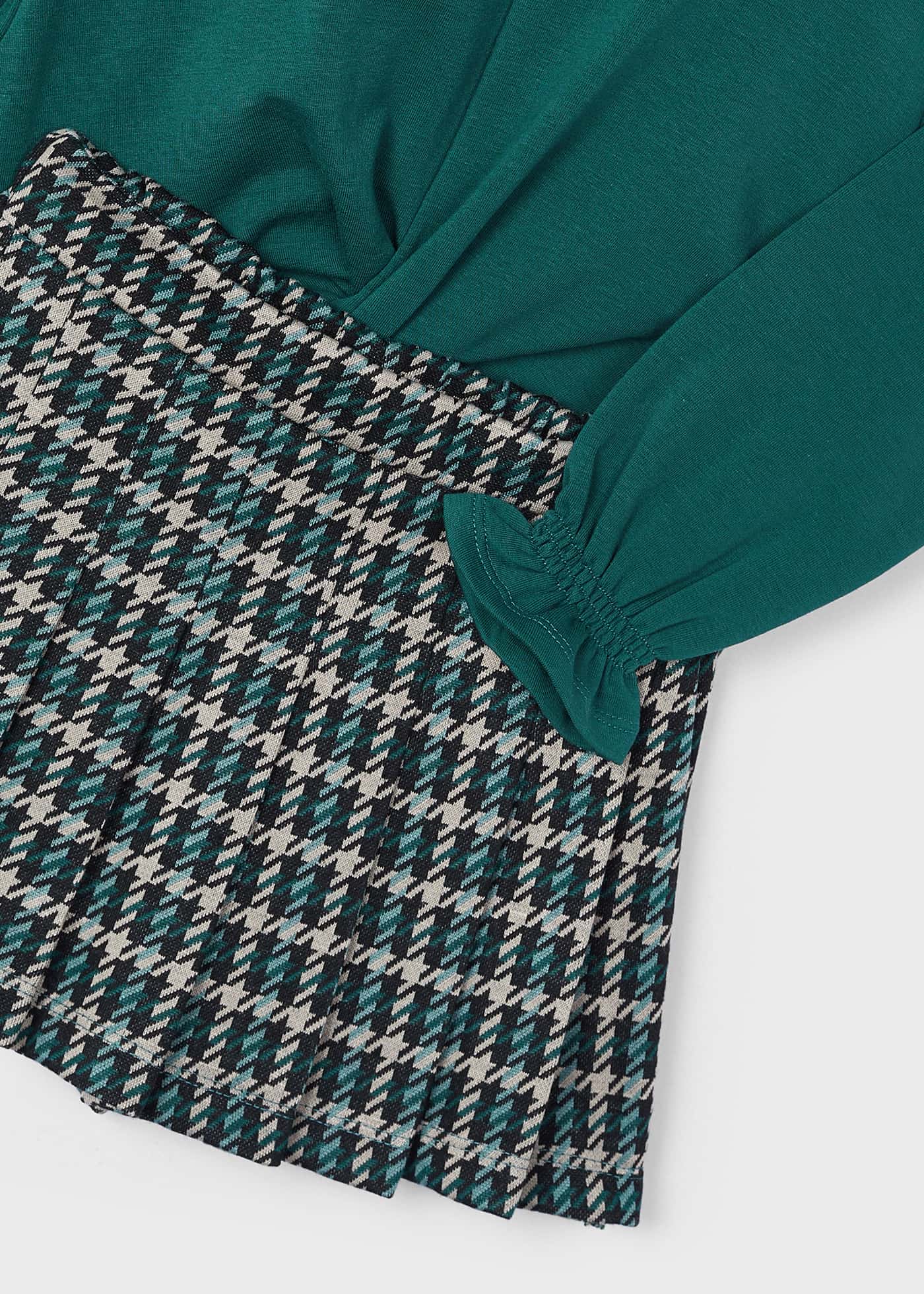 Conjunto saia calça e sweat menina