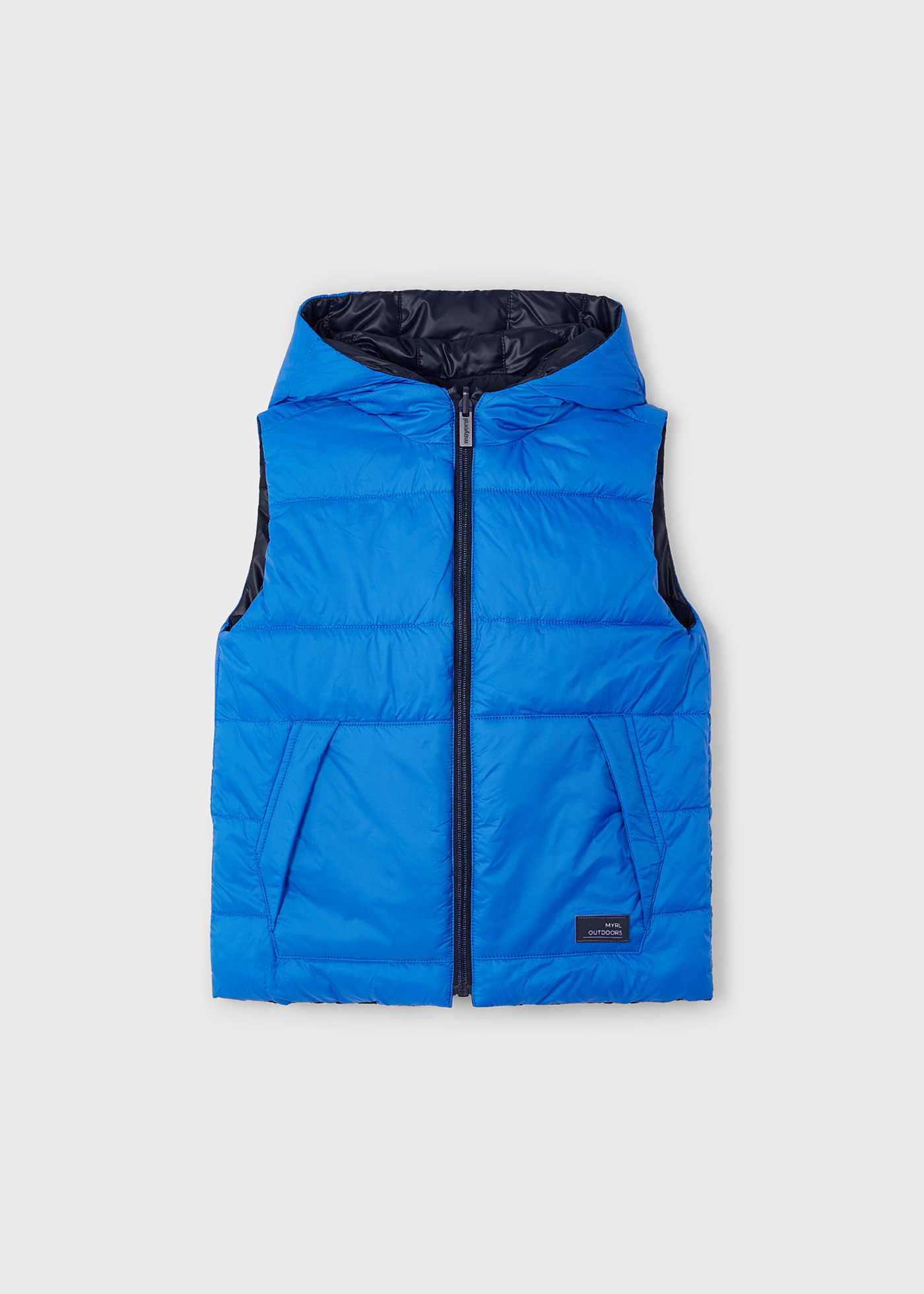 Reversible quilted vest boys
