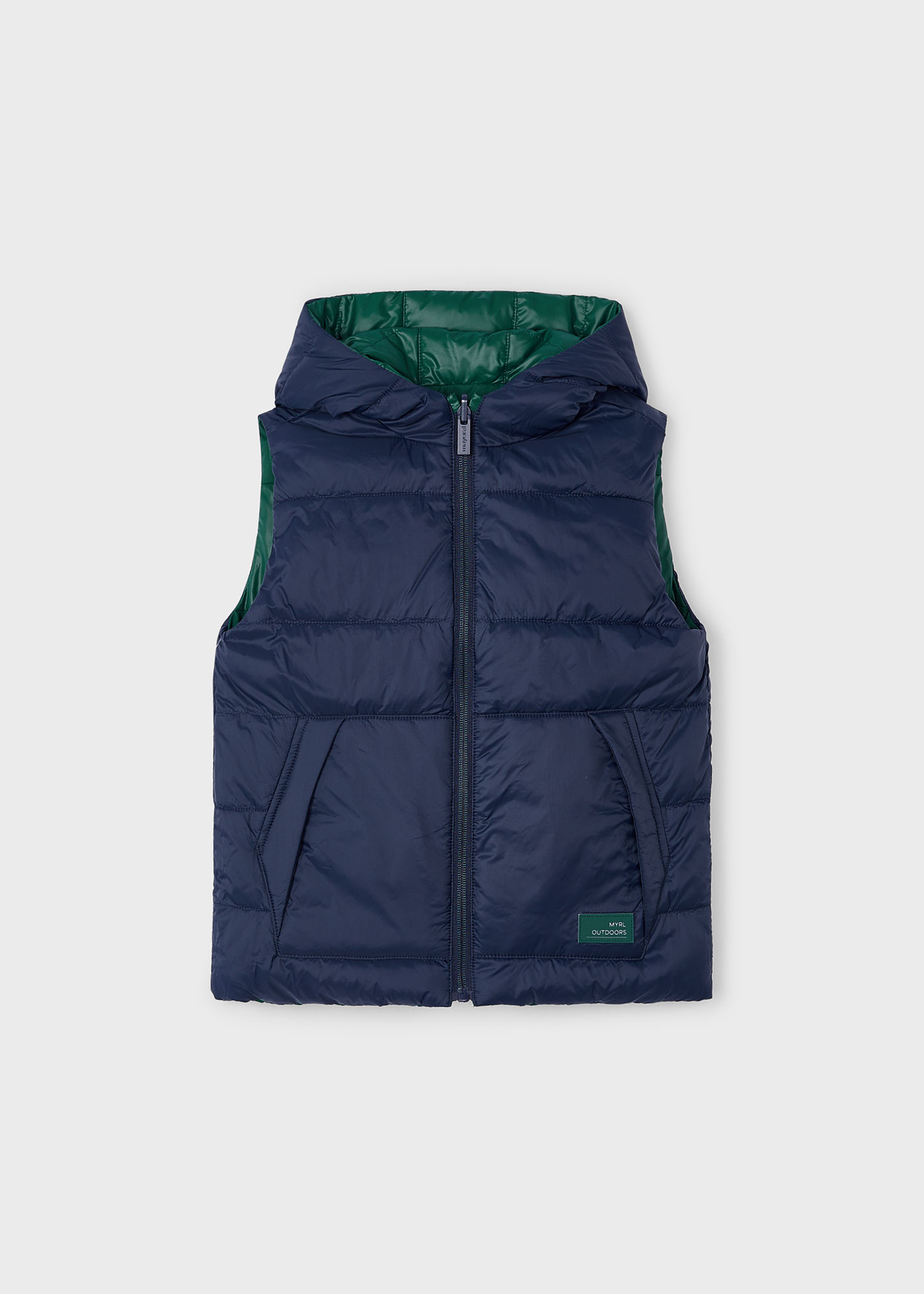 Gilet imbottito reversibile bambino