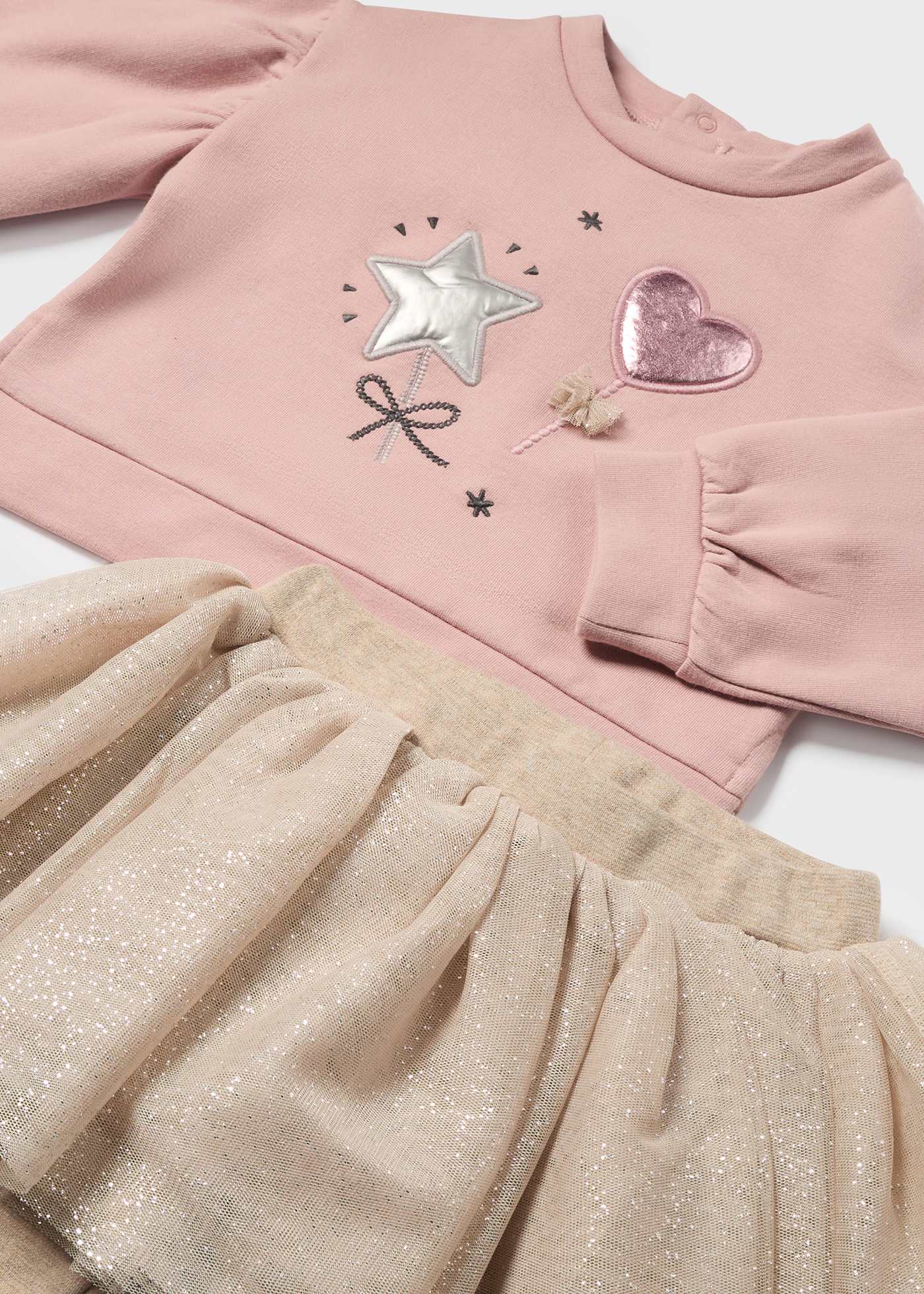 Baby Jumper and Tutu Leggings Set