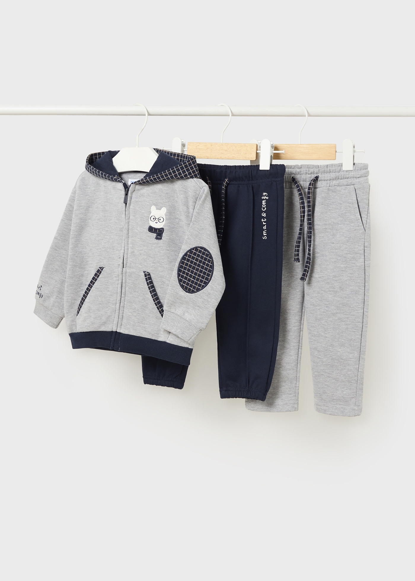 Tracksuit with 2 joggers for baby
