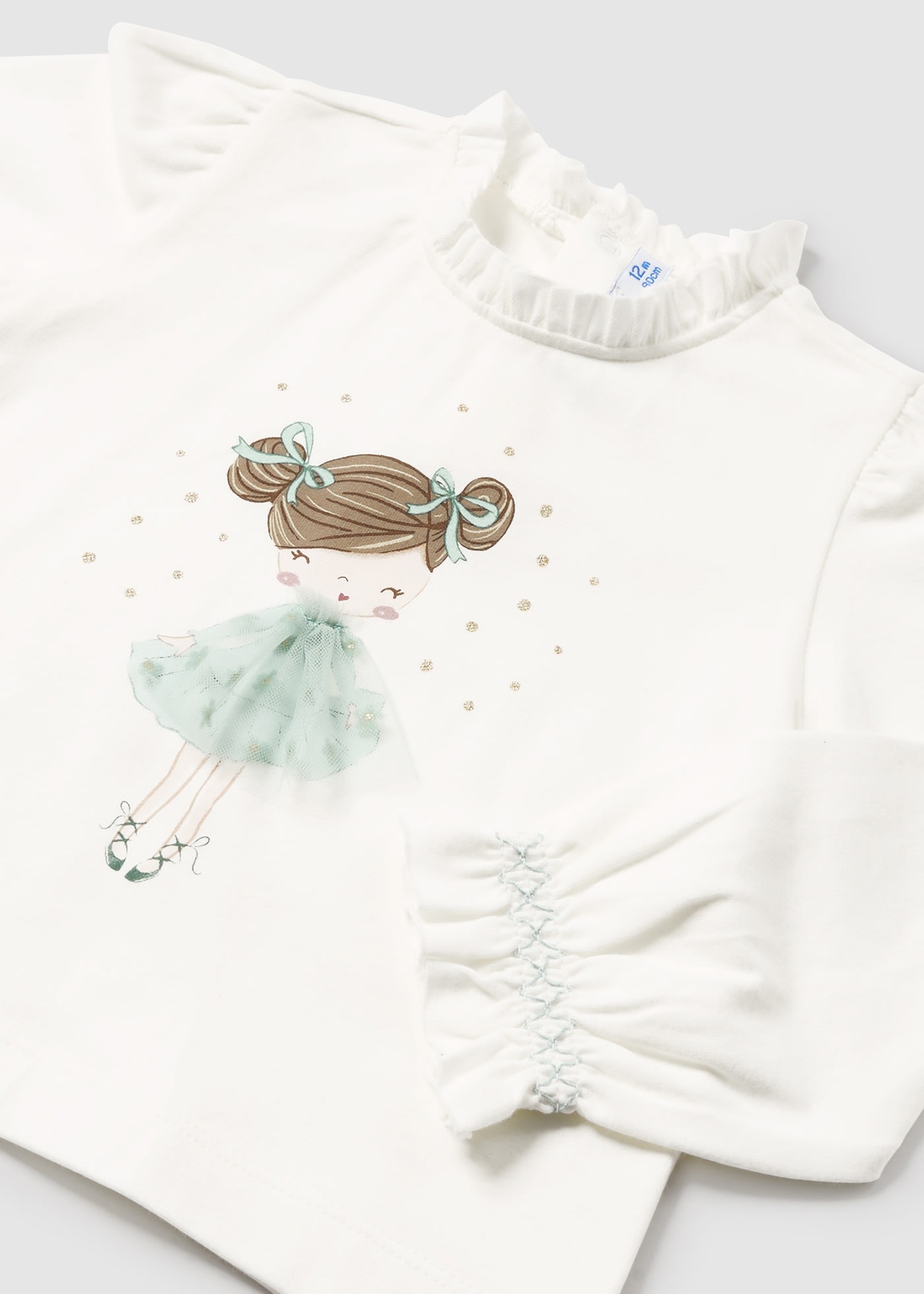 T-shirt appliqué en tulle bébé