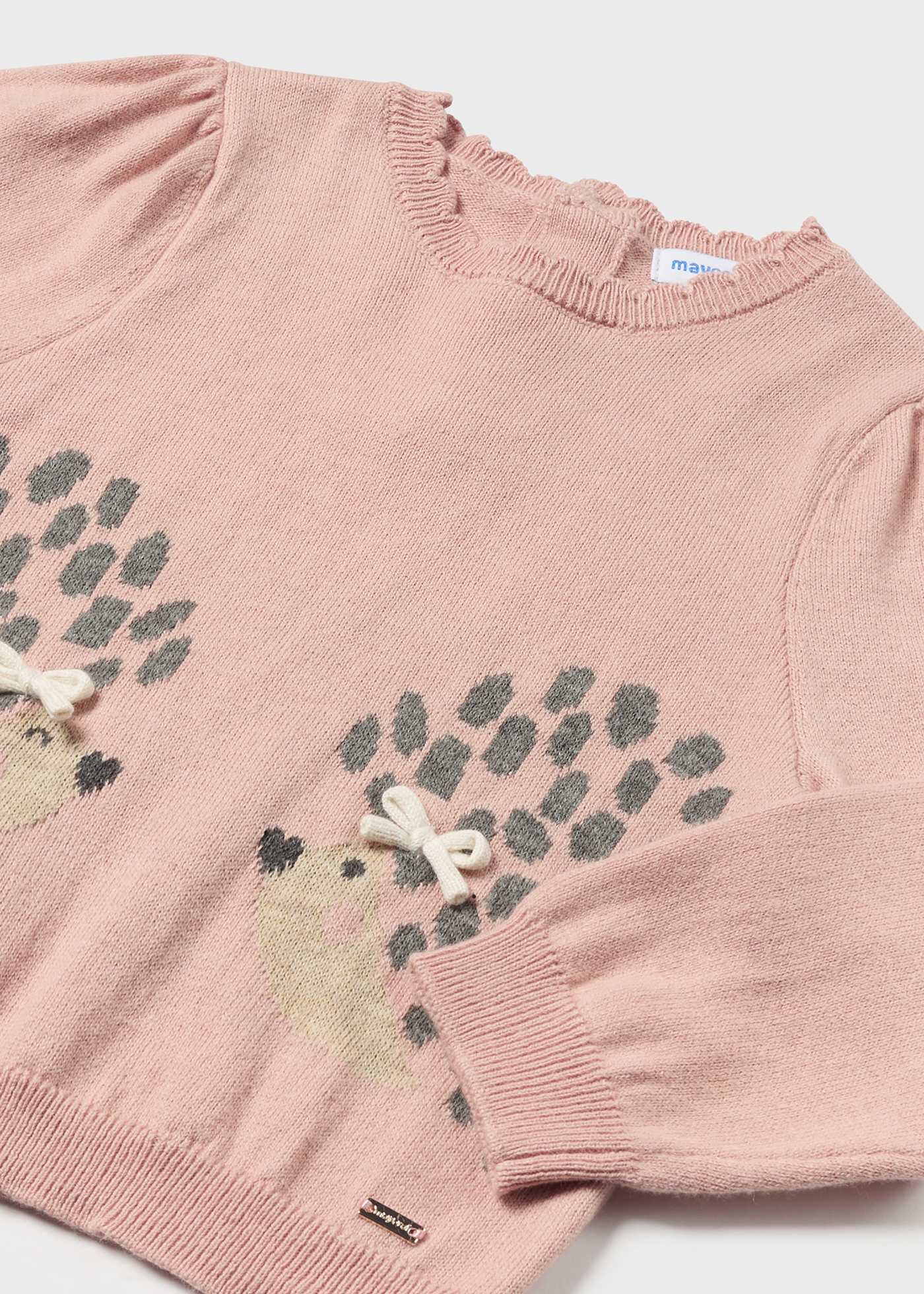 Pull animal en jacquard bébé