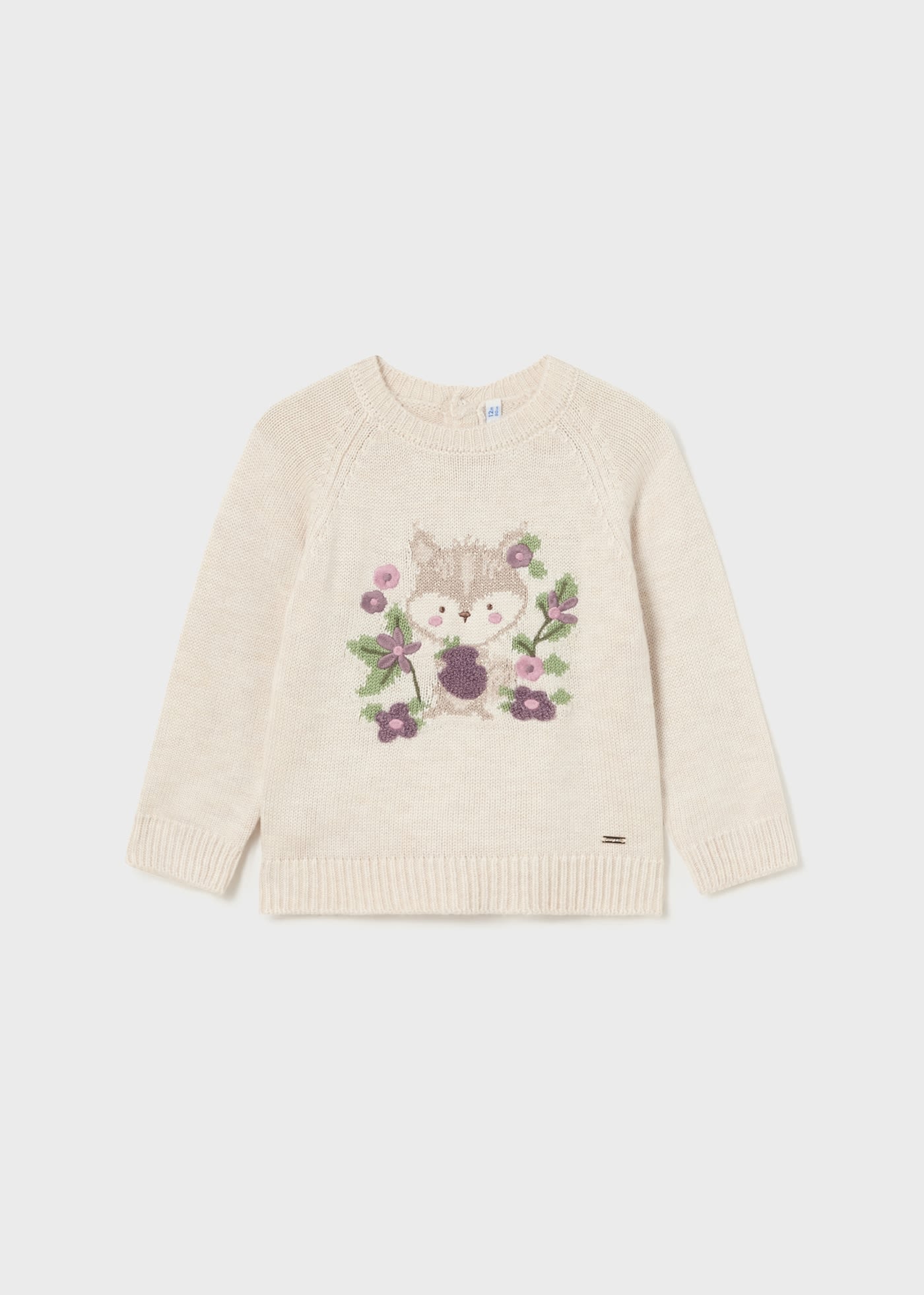 Maglione motivo jacquard neonato