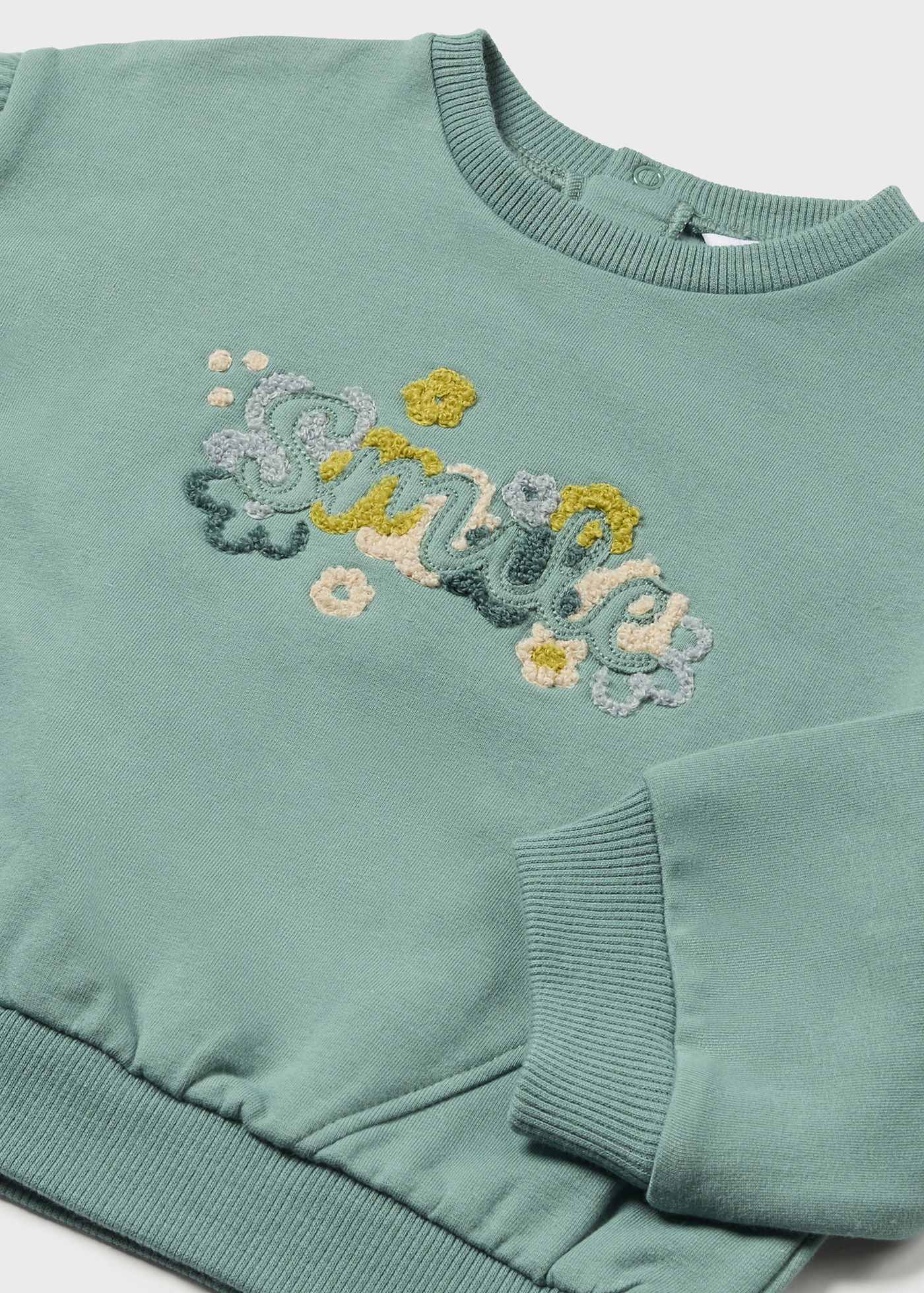 Sweat à manches bouffantes bébé