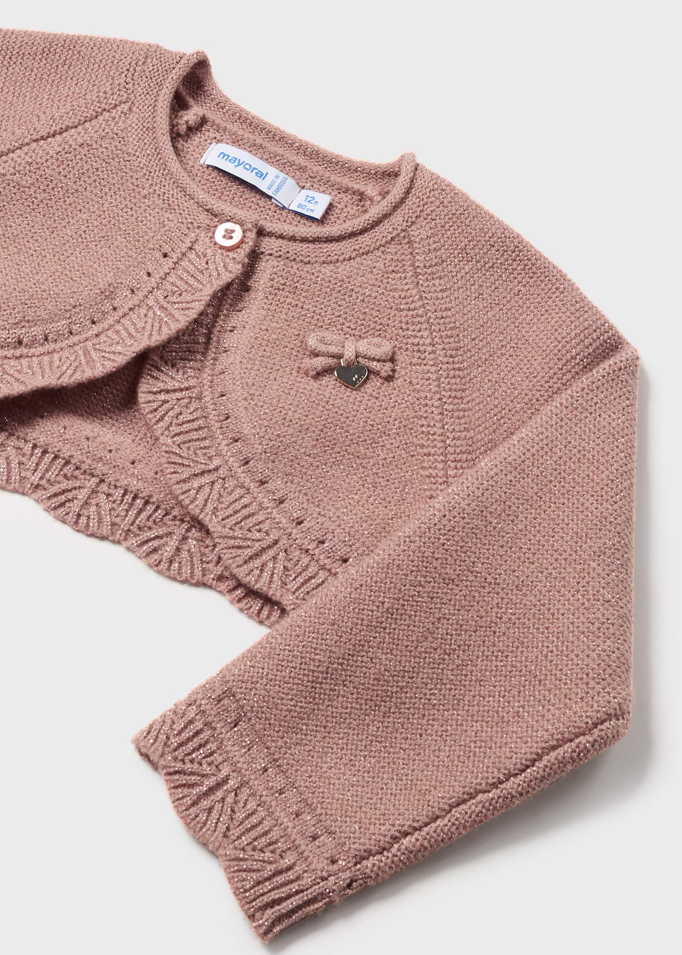 Cardigan in maglia basico neonata
