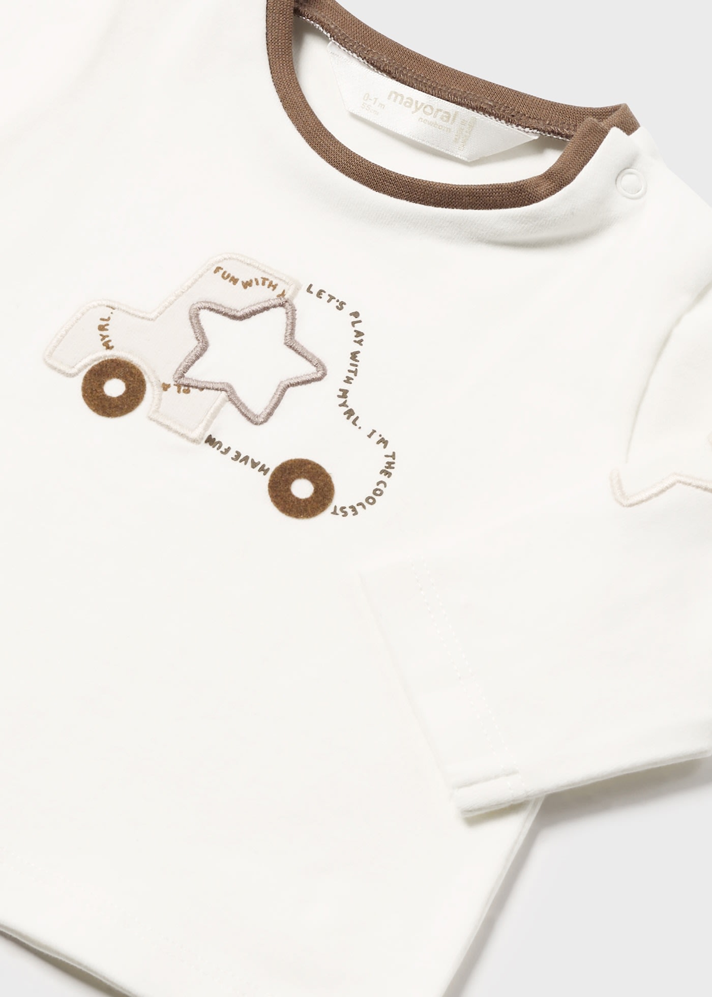 Newborn Set of 2 Print T-Shirts