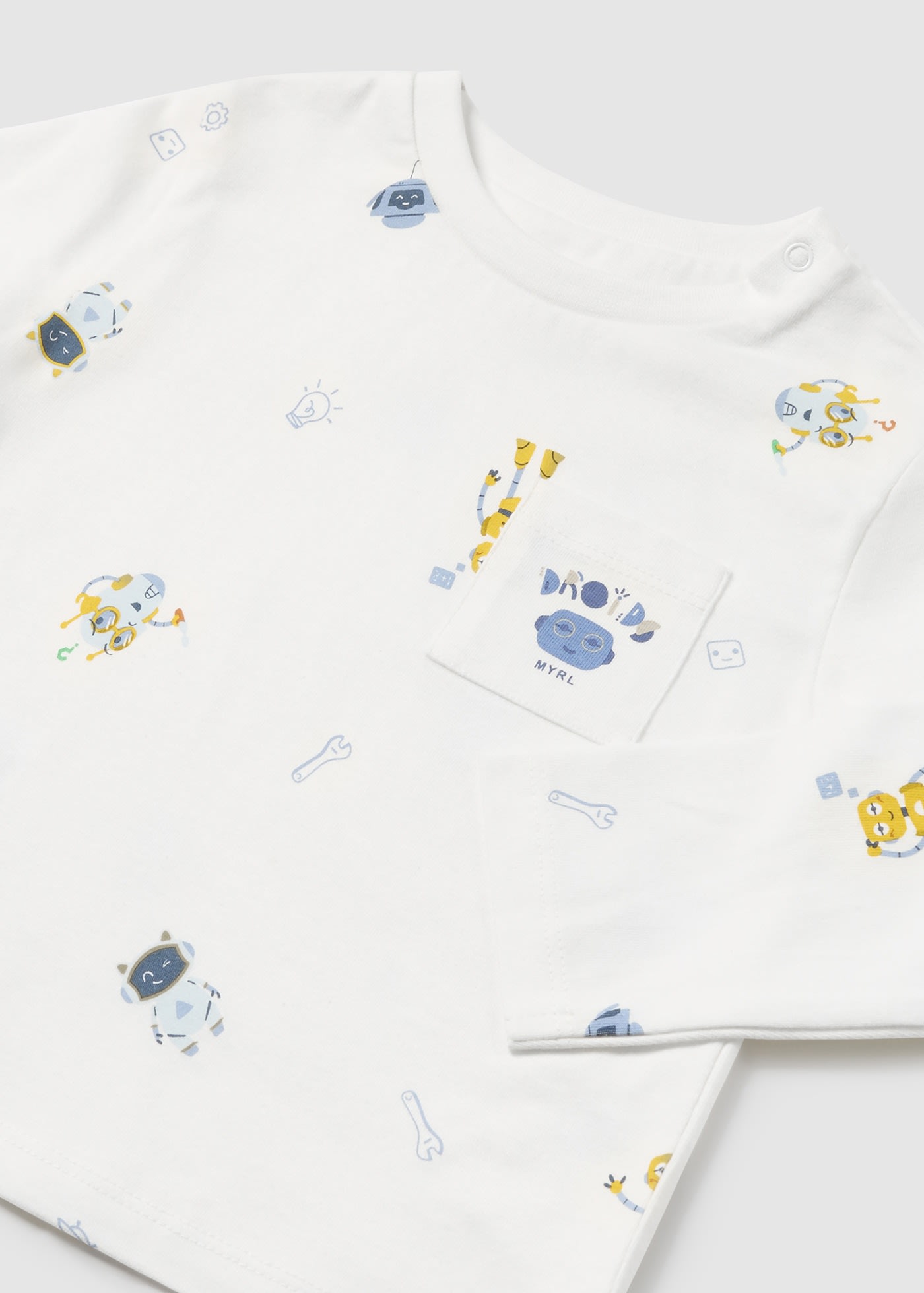 T-shirt imprimé robots bébé