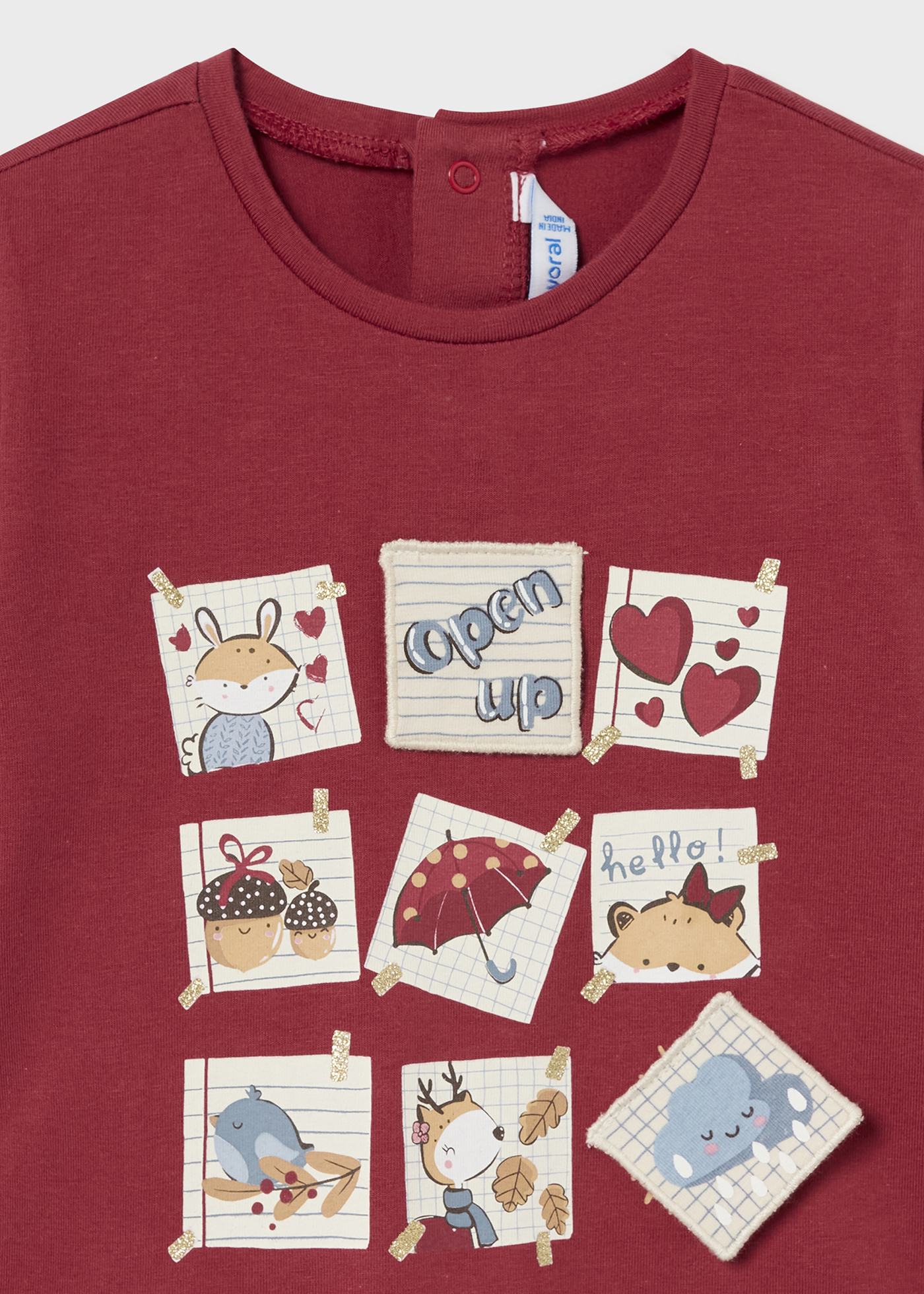 T-shirt à applique bébé