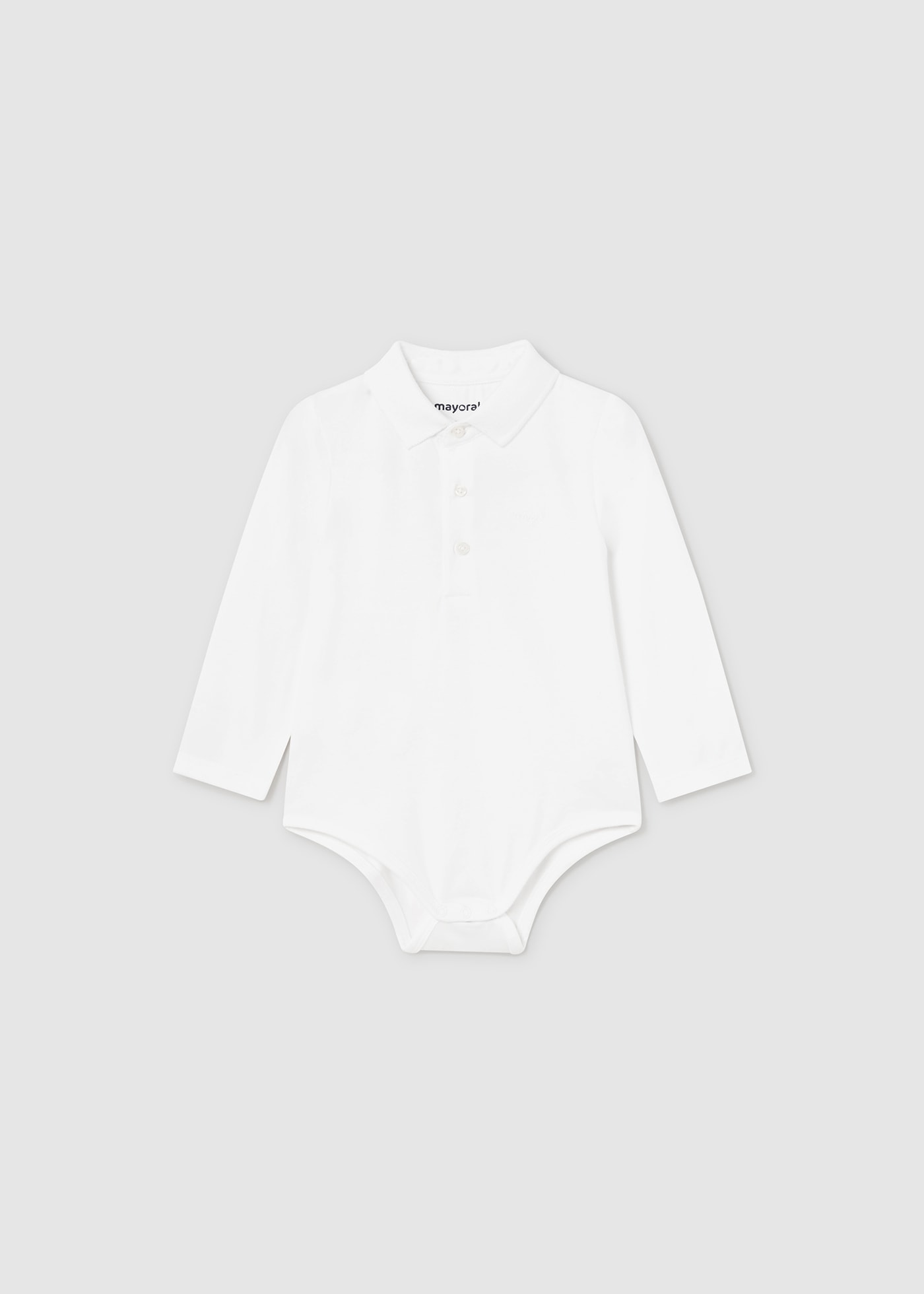 Baby boy white polo bodysuit hotsell