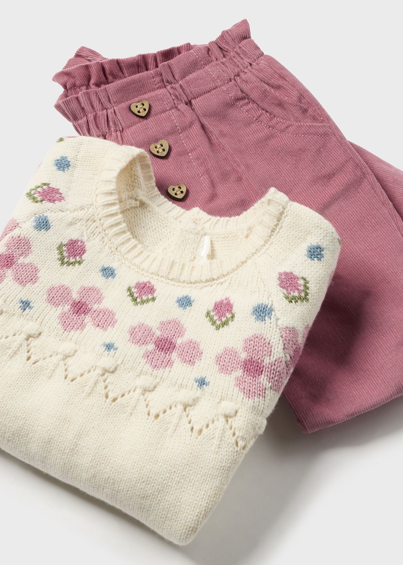 Newborn Corduroy Pants and Sweater Set