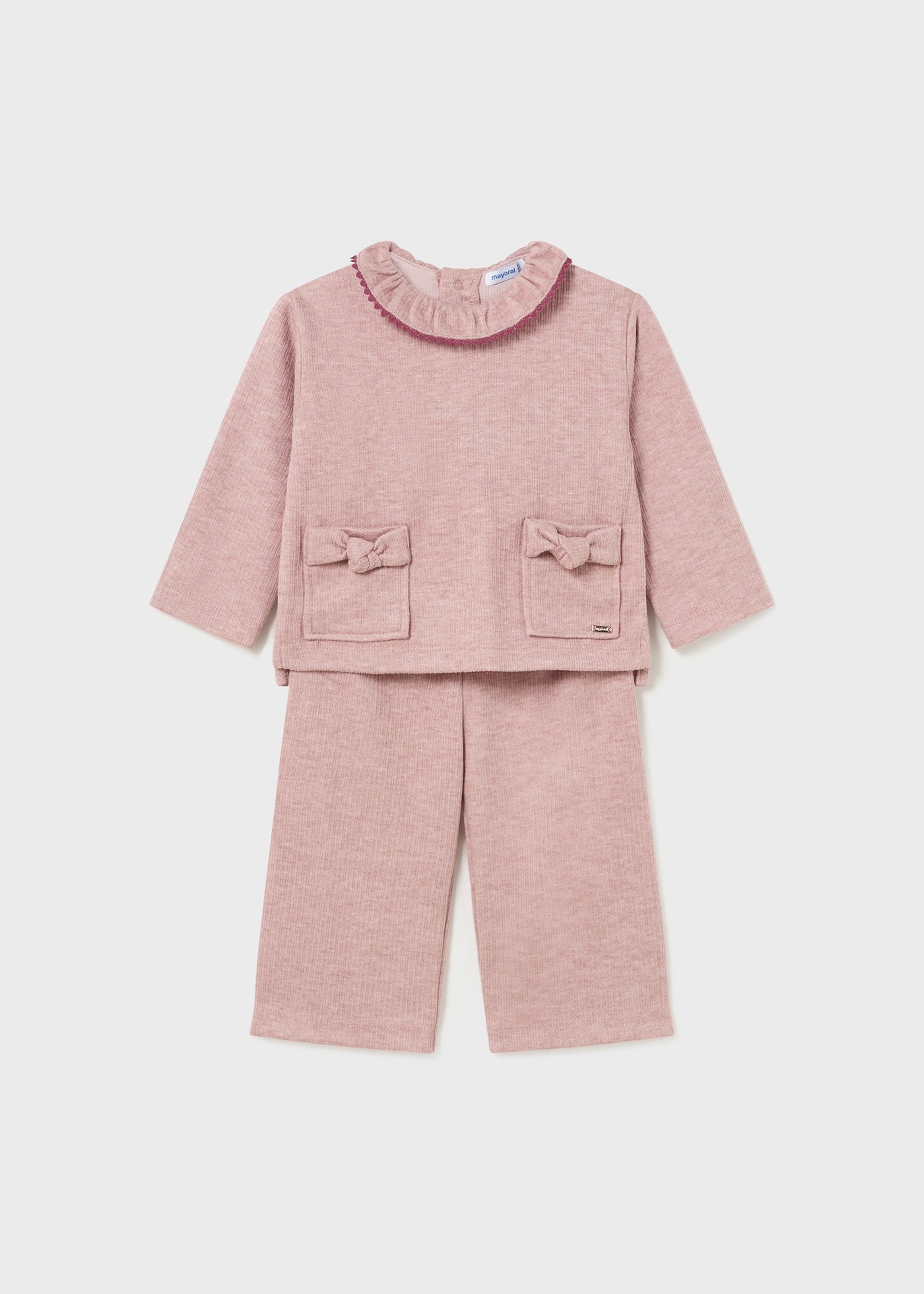 Set pantaloni si hanorac bebe