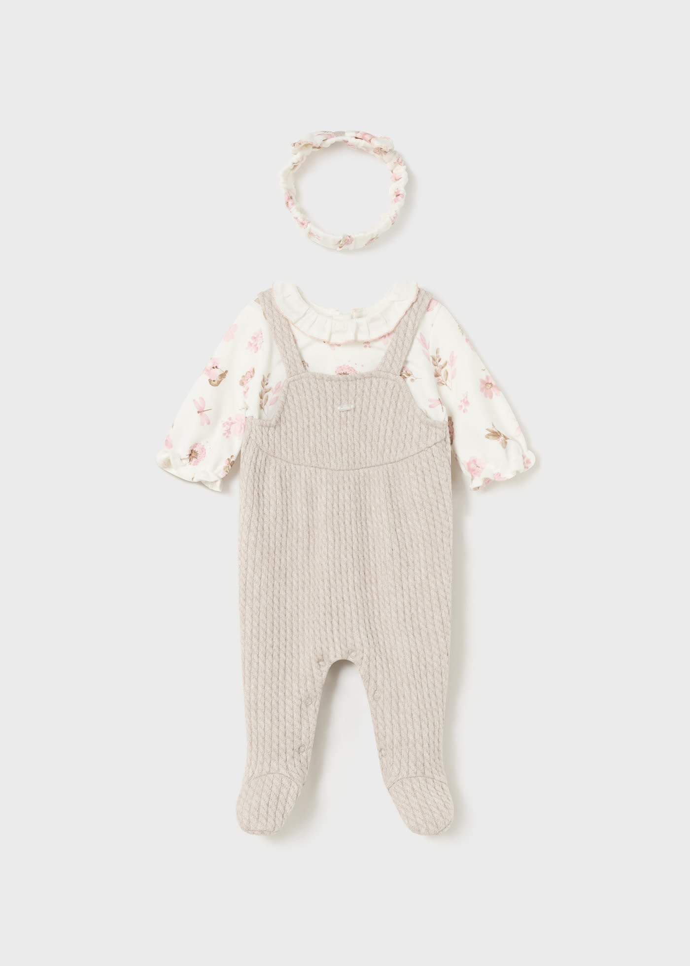 Newborn One-Piece with Headband