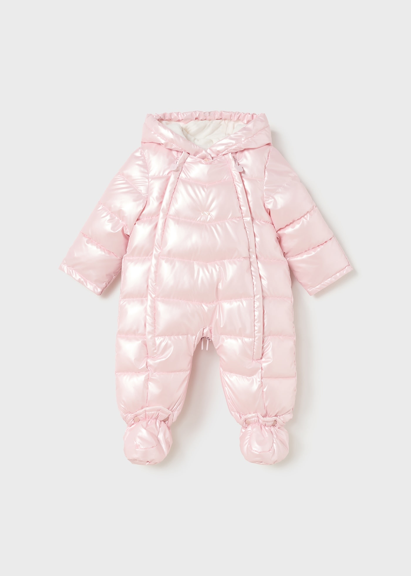 Newborn Girl Convertible Snowsuit