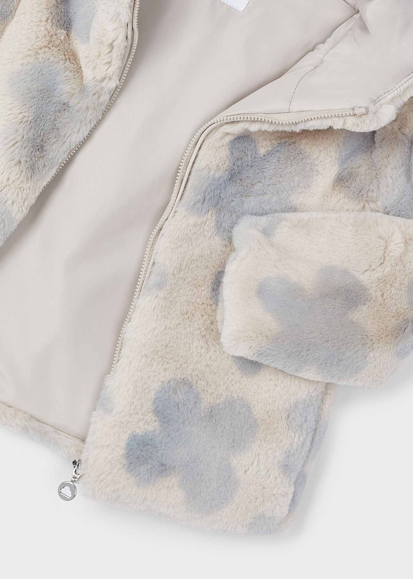 Capotto pellicciotto bambina