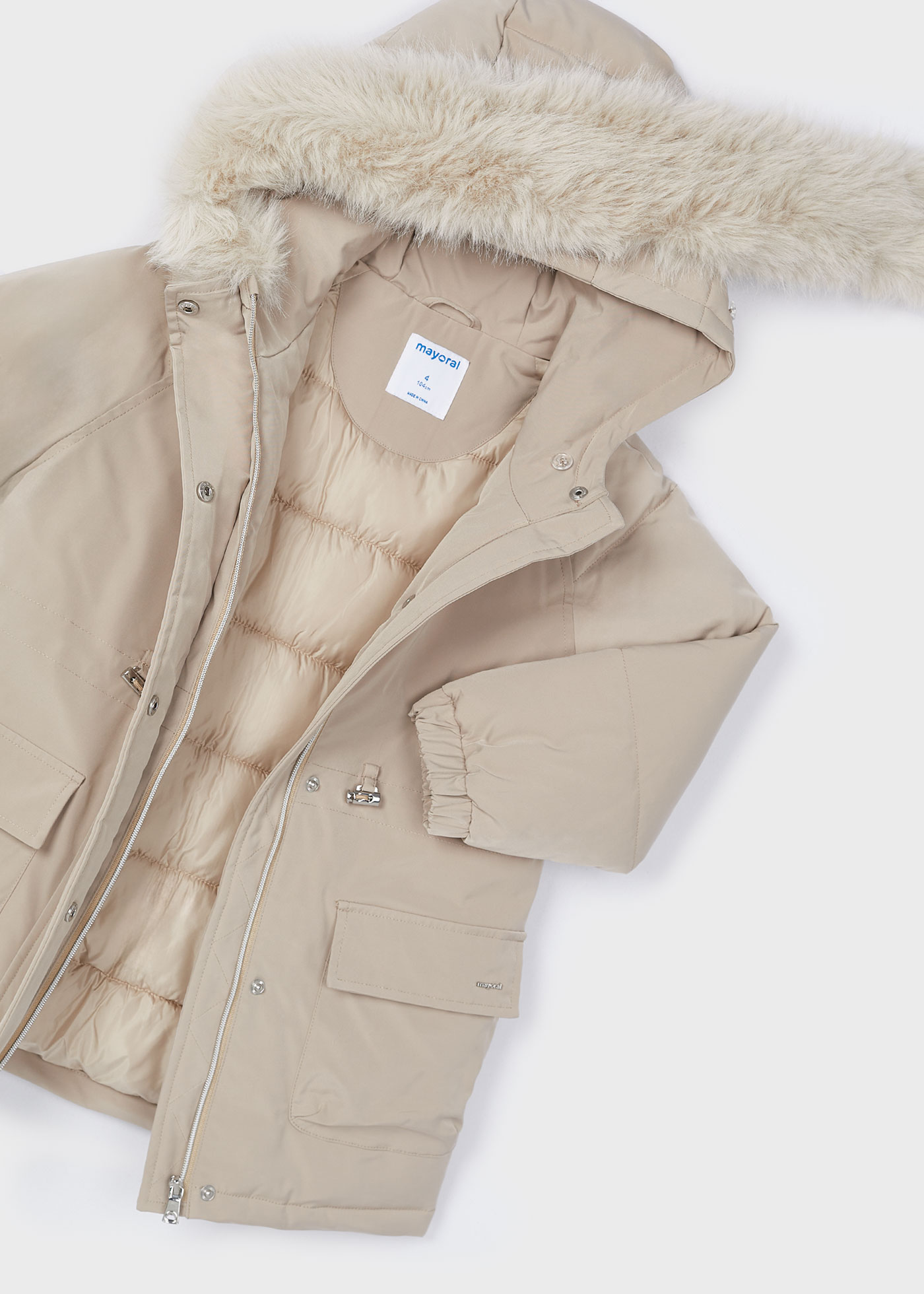 Giaccone parka bambina