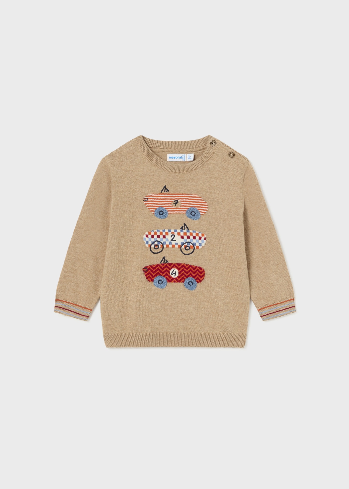 Baby Intarsia Embroidered Jumper