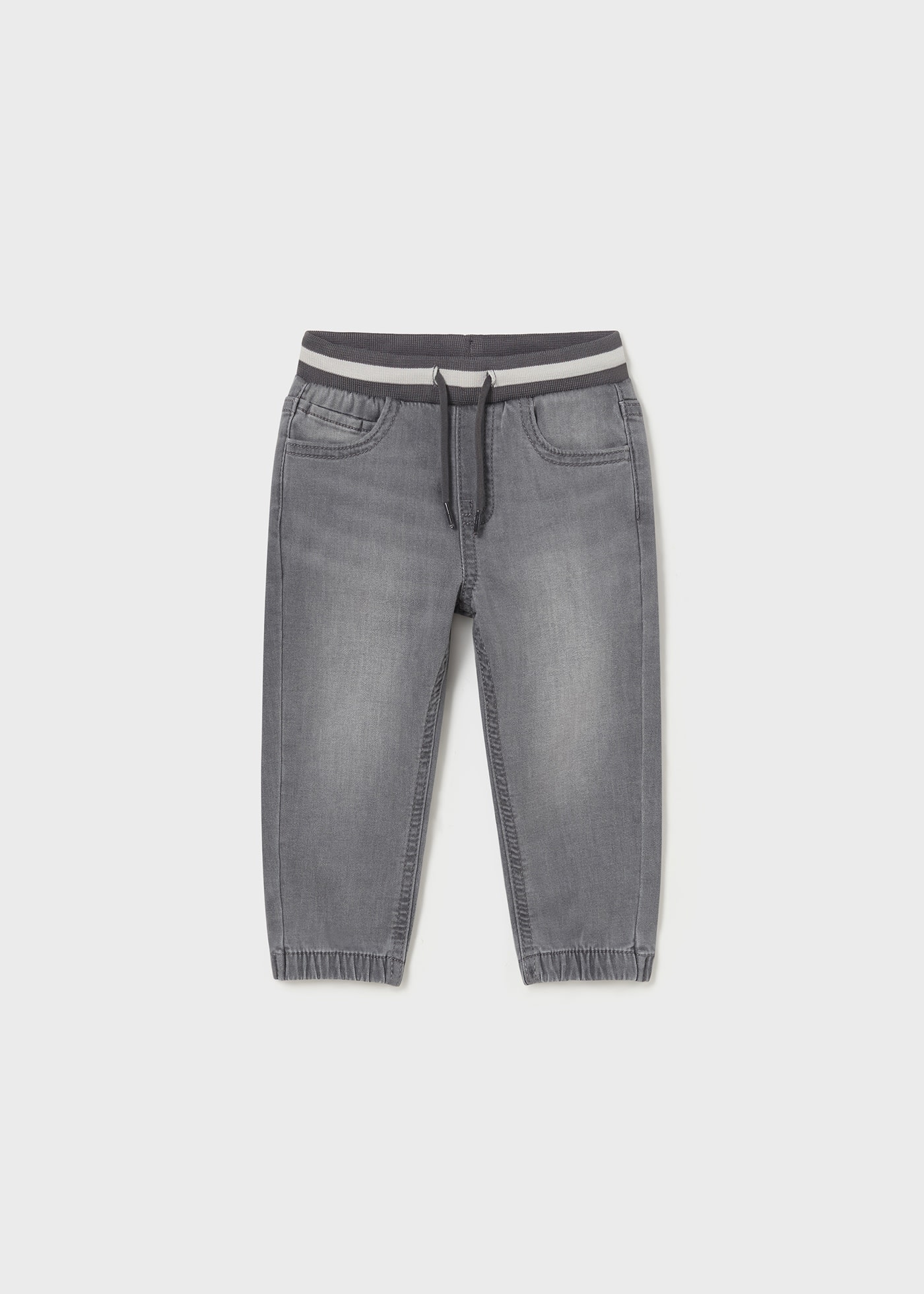 Jeansowe joggery niemowlęce