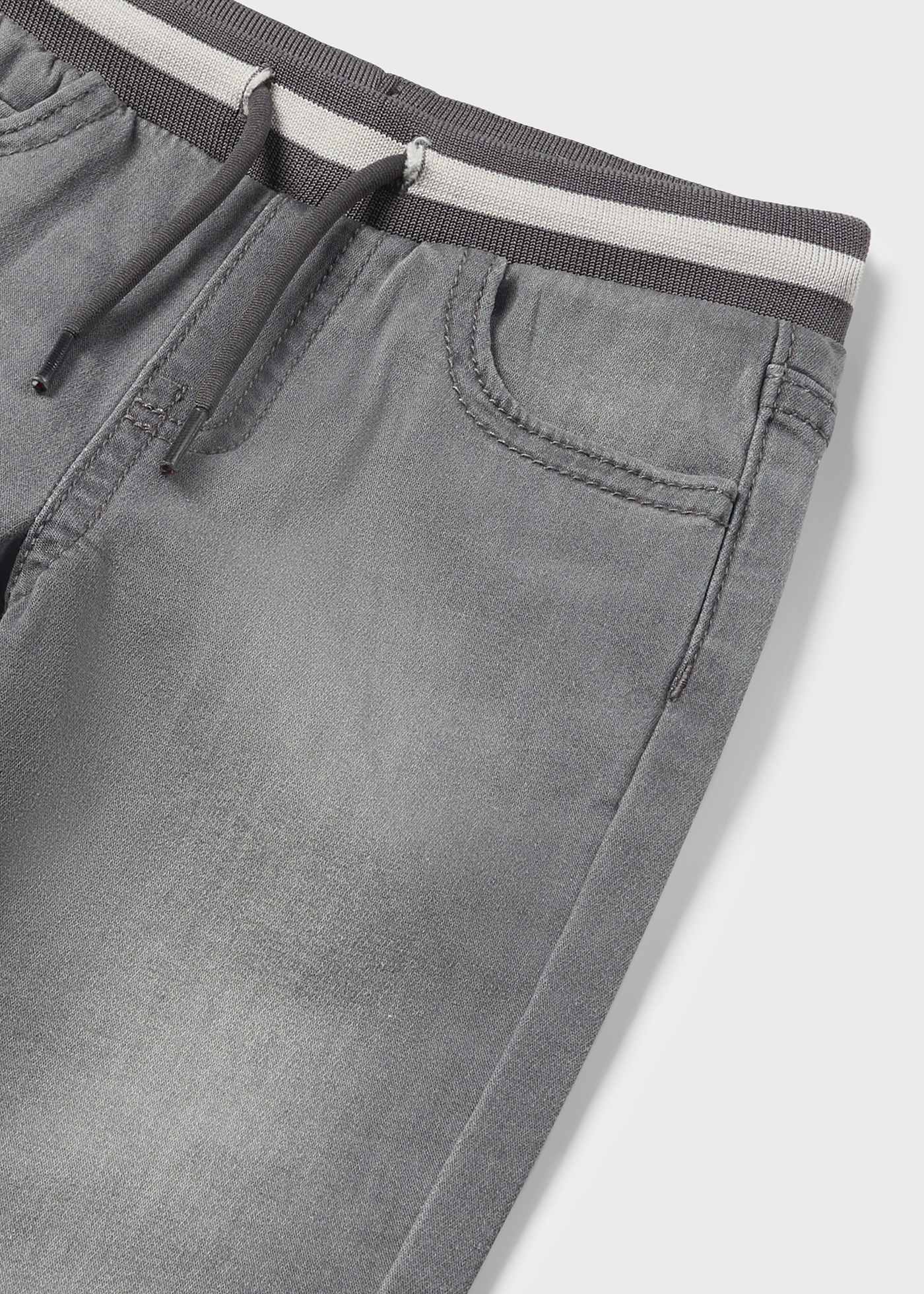 Jeansowe joggery niemowlęce
