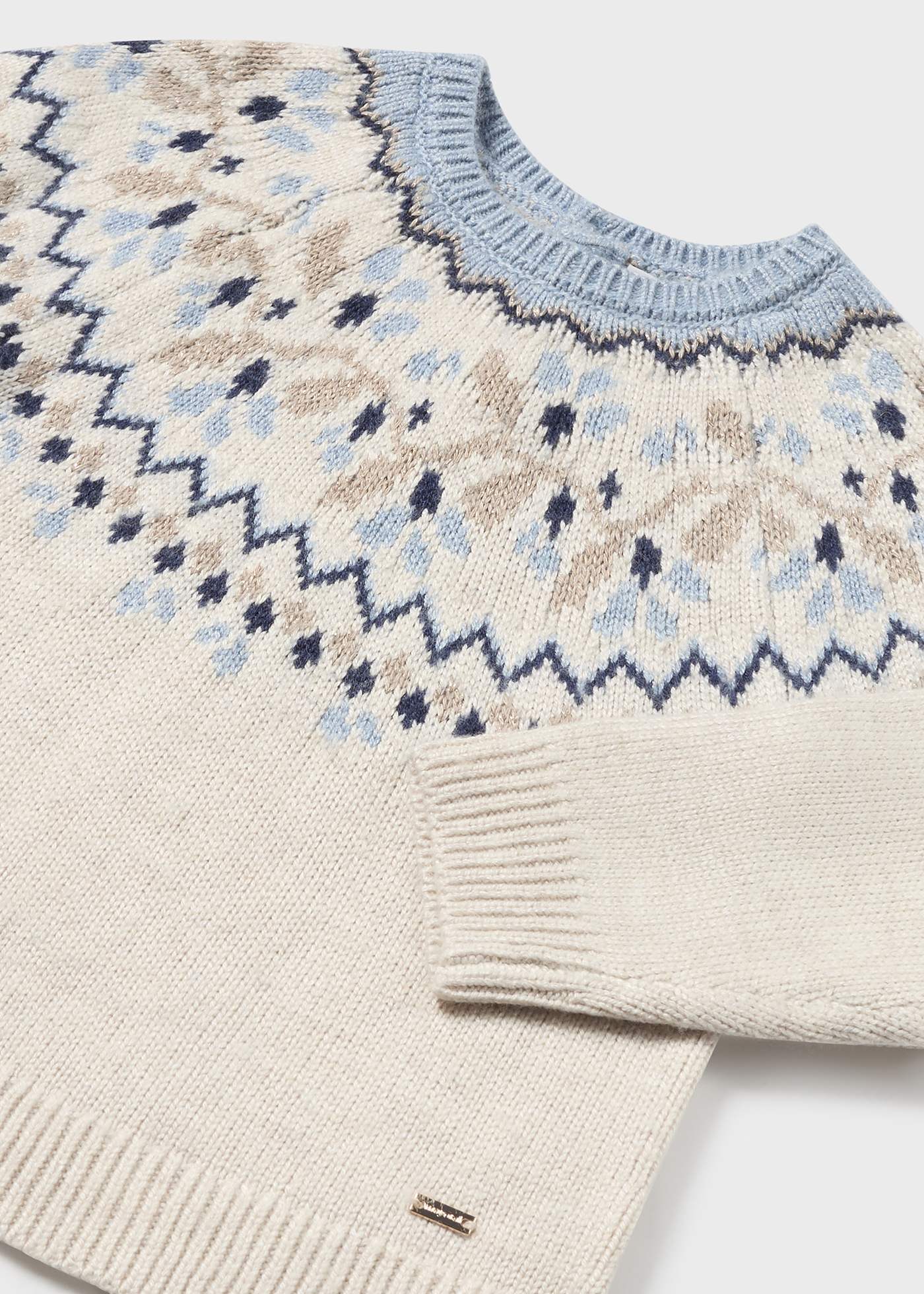 Pull à motif jacquard bébé