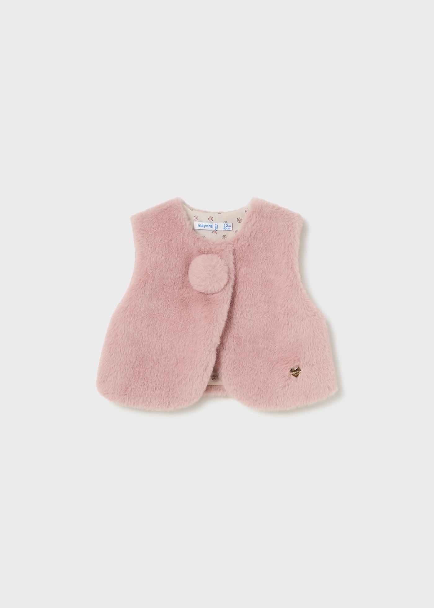 Gilet en fourrure bébé