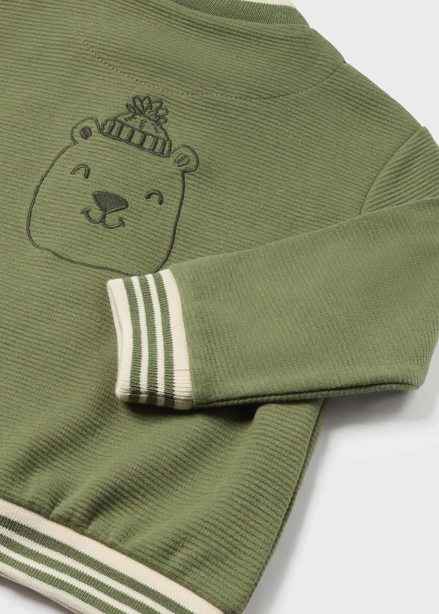 Bluza niemowlęca w bejsbolowym stylu