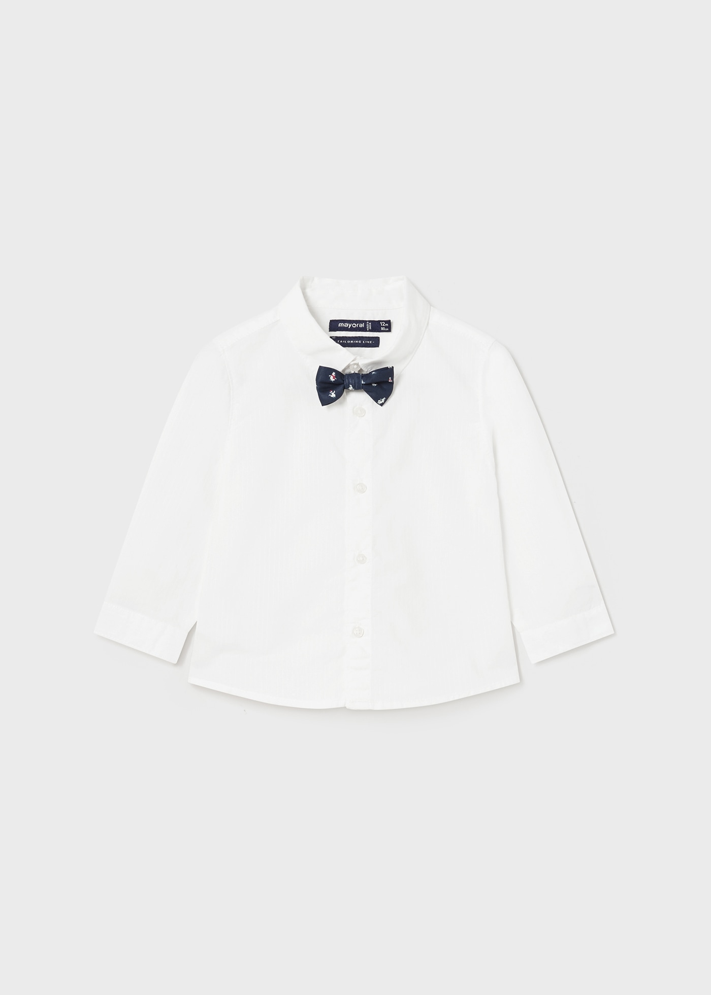 Chemise avec nœud papillon bébé