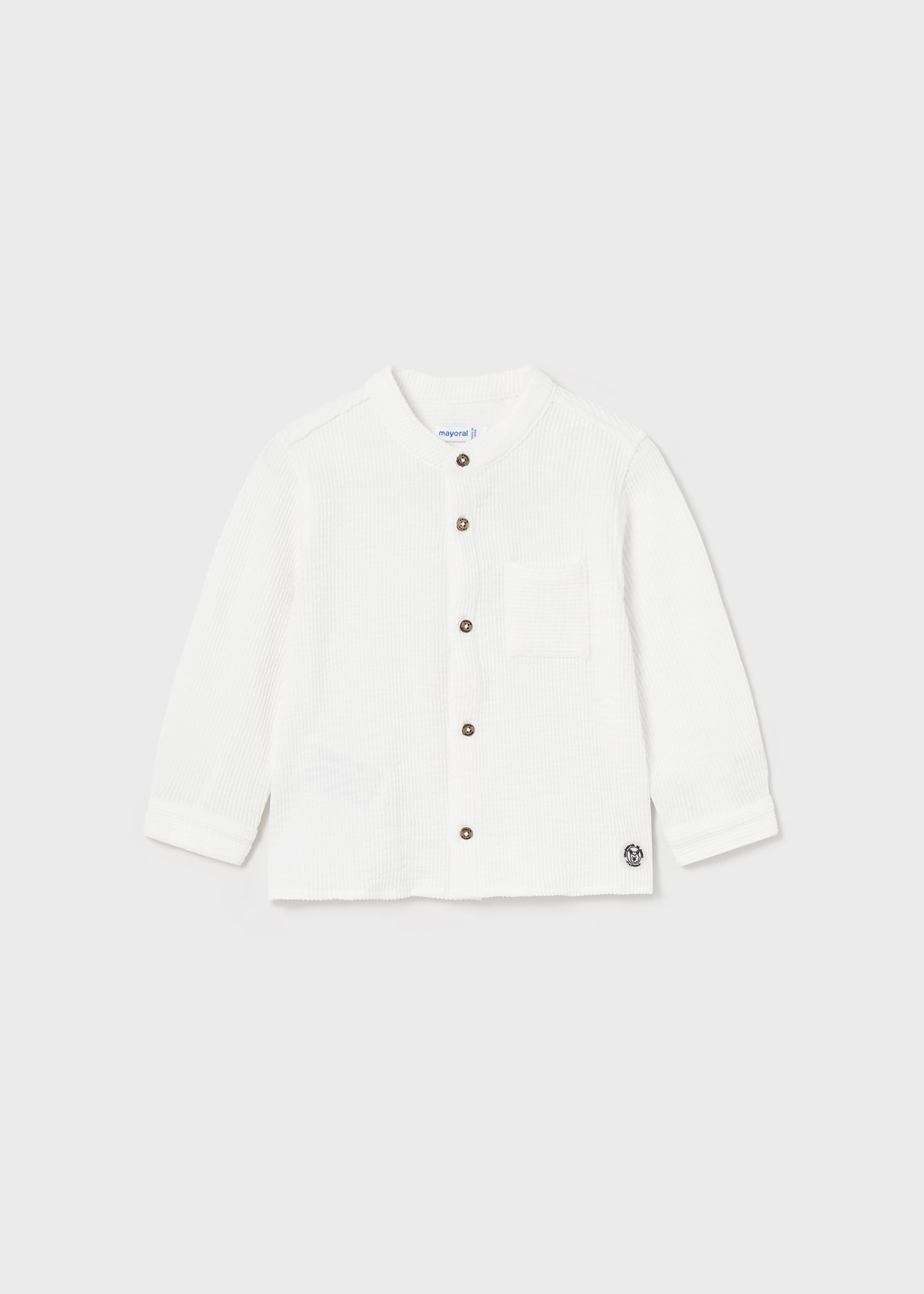 Camicia colletto coreana neonato