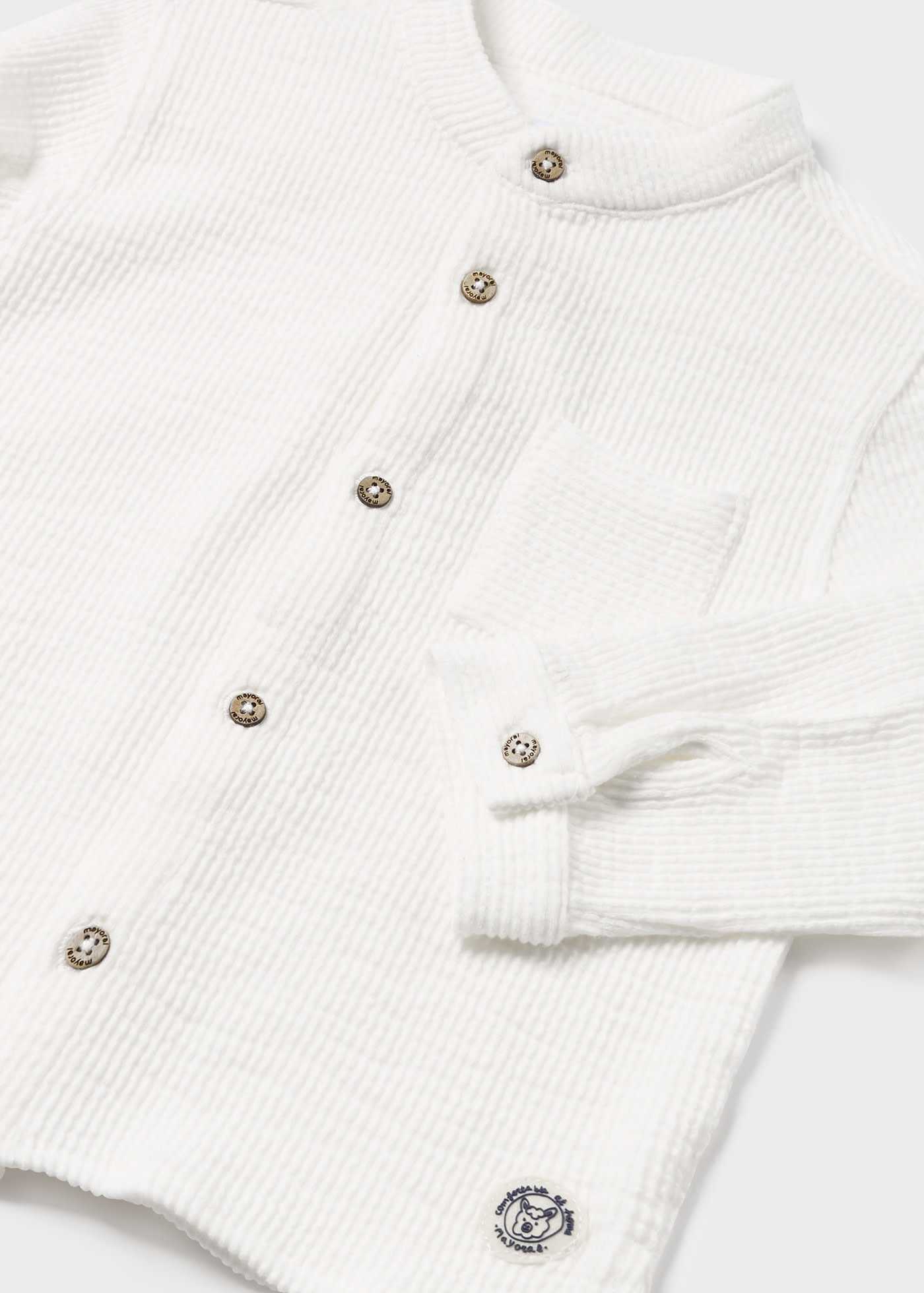 Camicia colletto coreana neonato
