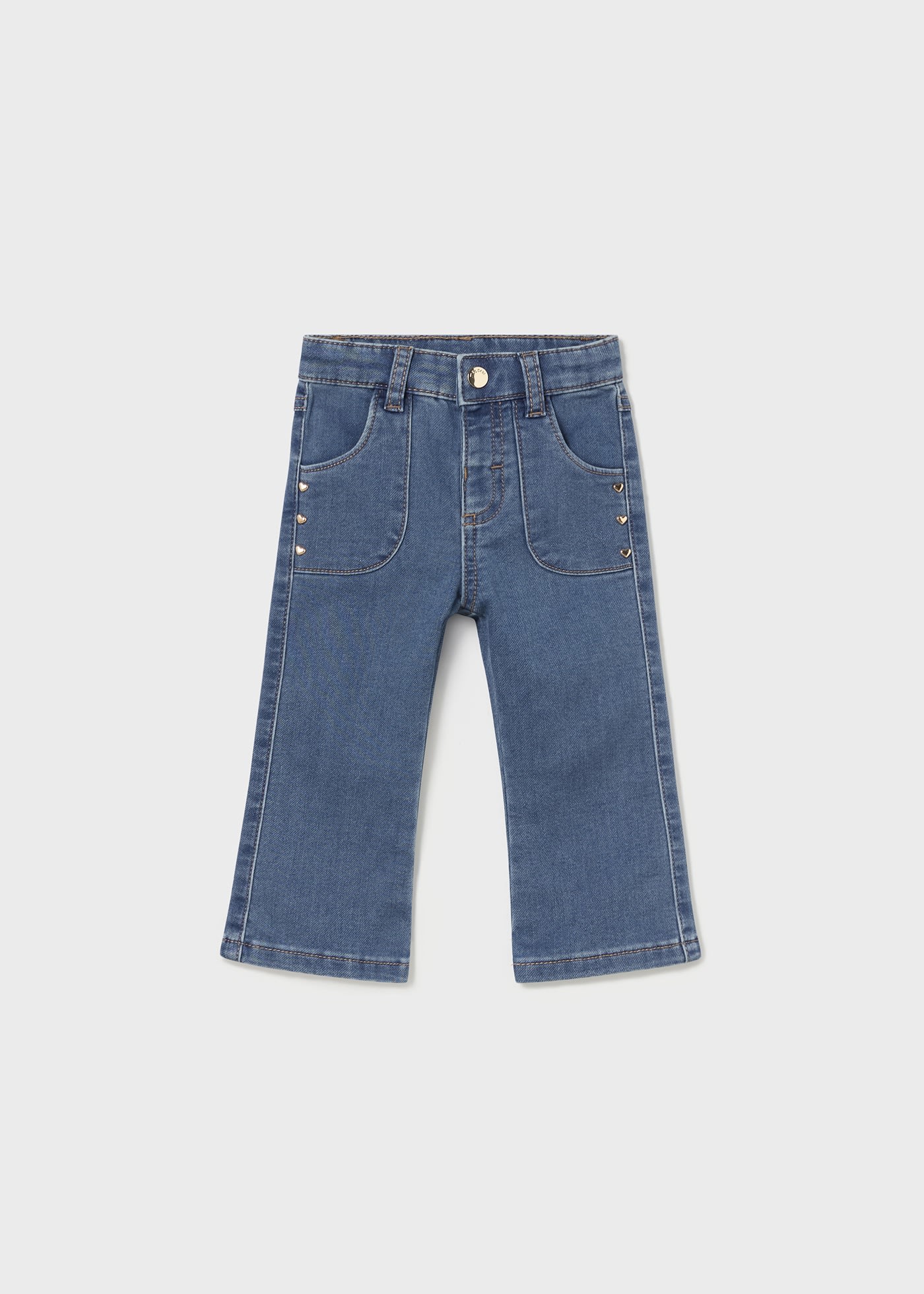 Lange Jeans-Schlaghose Baby