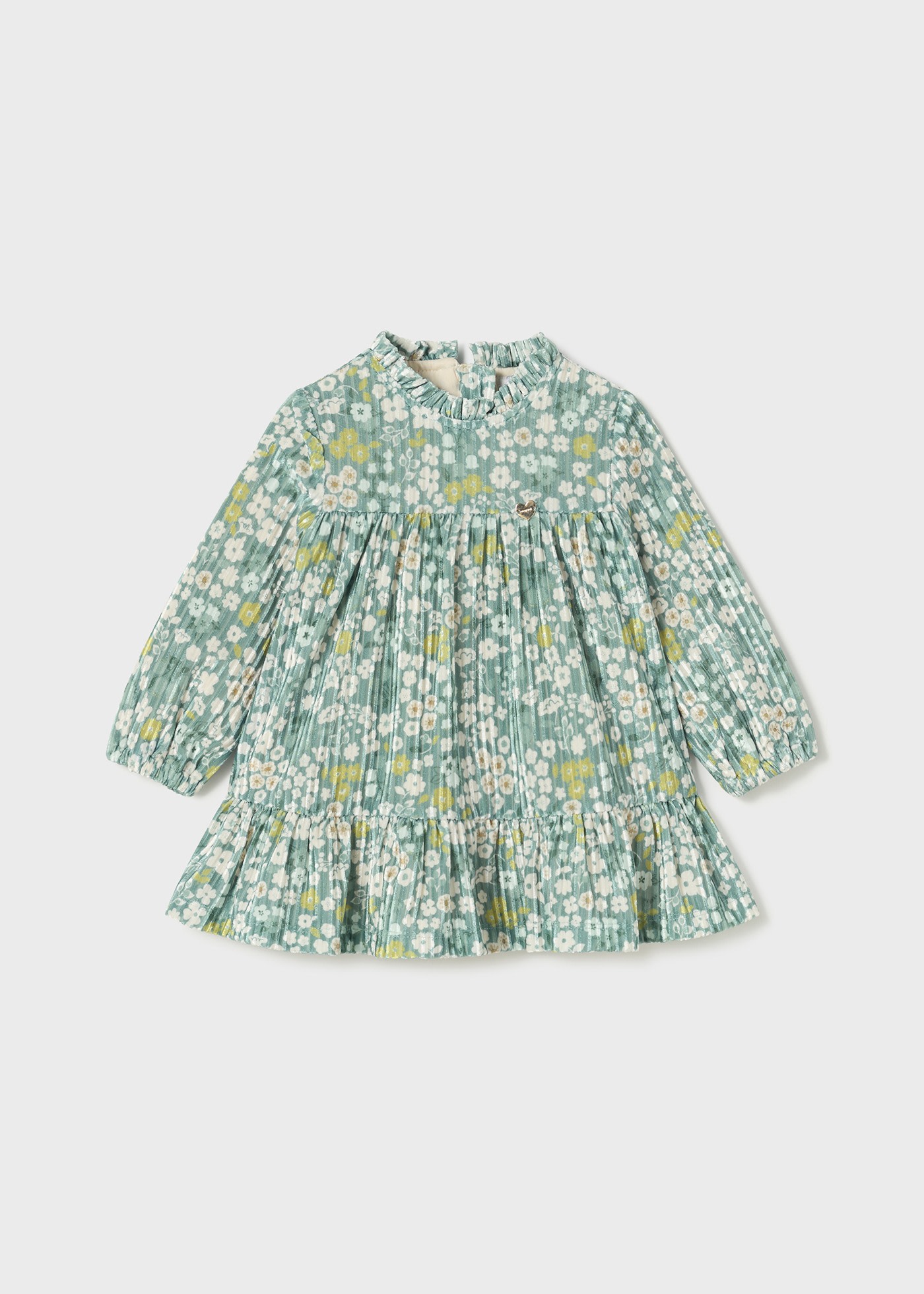 Robe en velours imprimé bébé