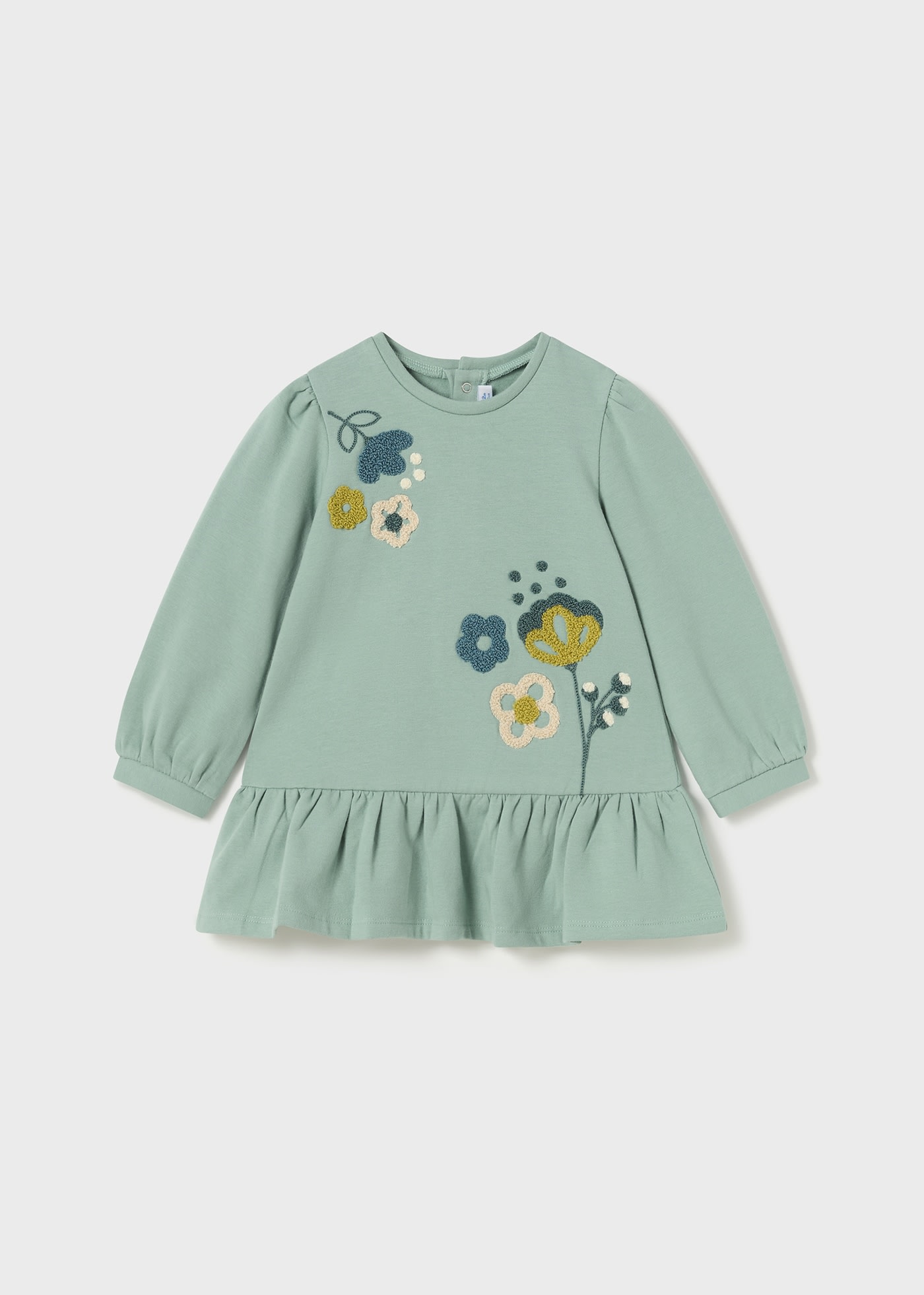 Rochie broderie flori bebe