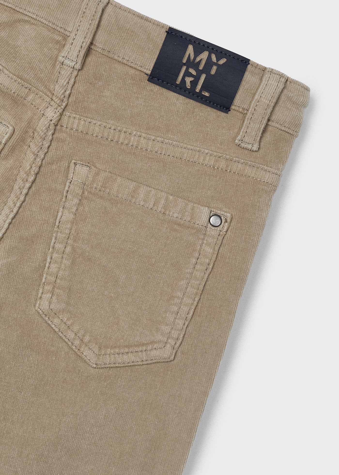 Boy Fitted Corduroy Trousers