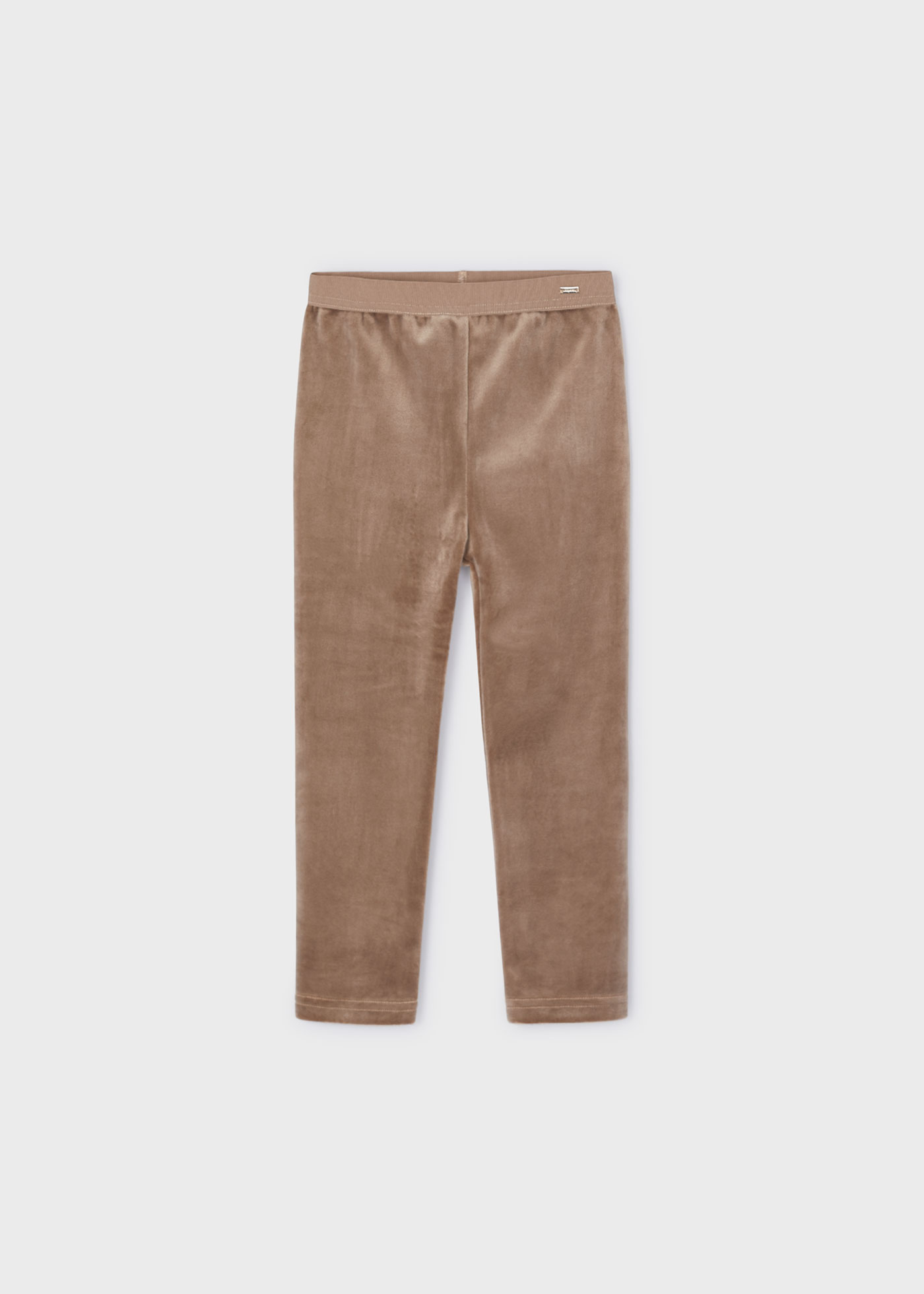 Aksamitne legginsy dziewczęce basic