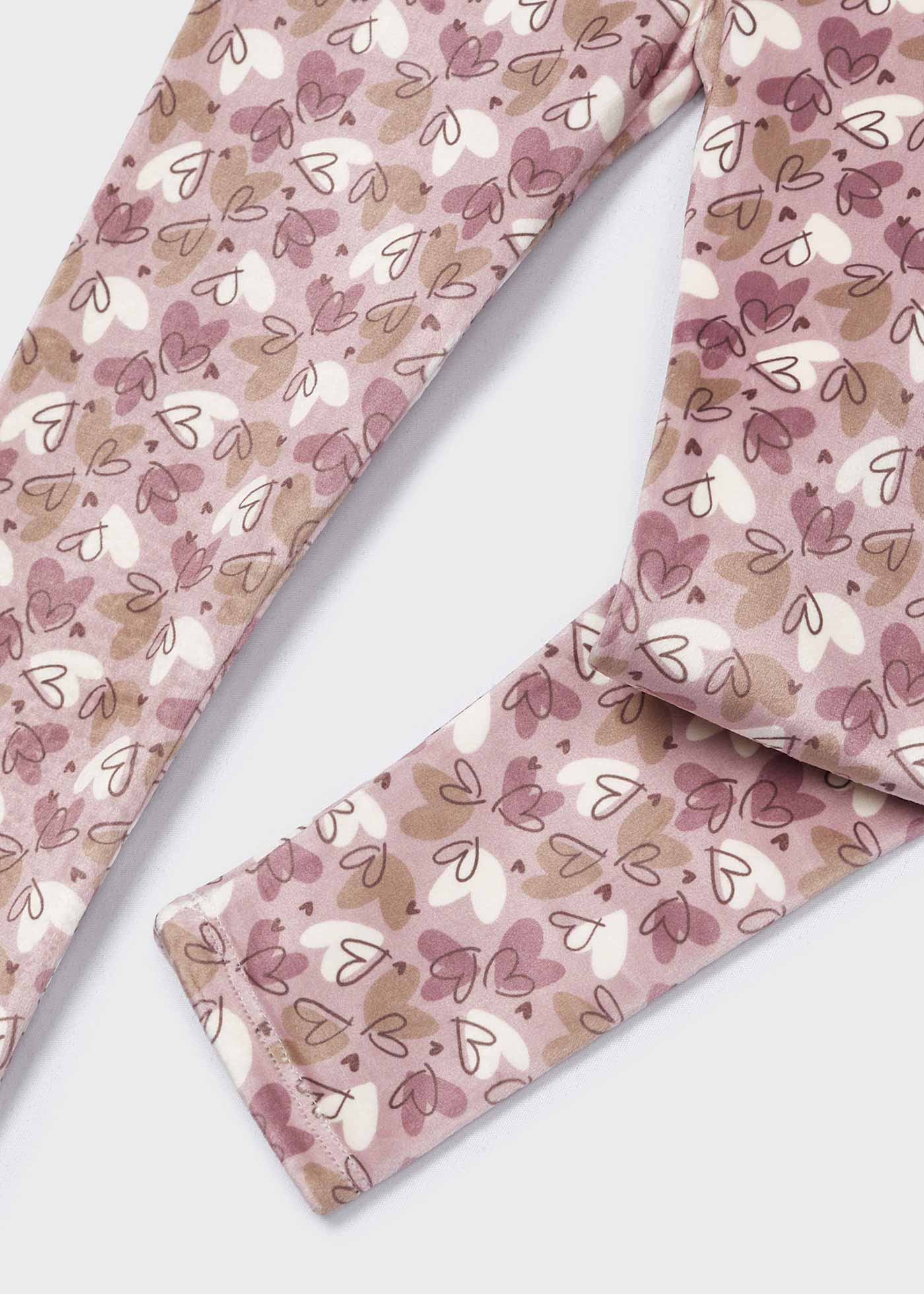 Legginsy z nadrukiem dla dziewczynki