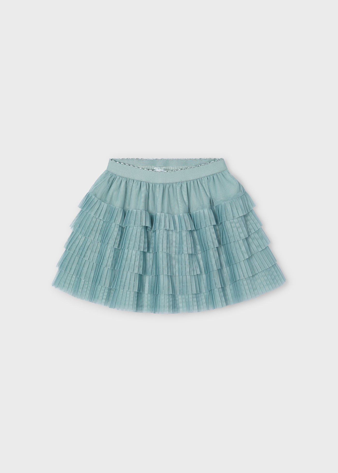 Gonna tulle plissettato bambina
