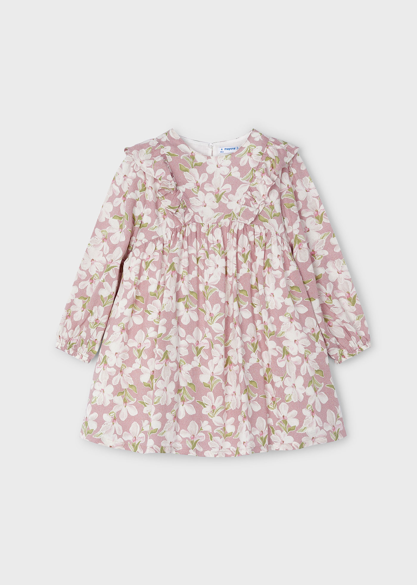 Robe imprimée florale fille