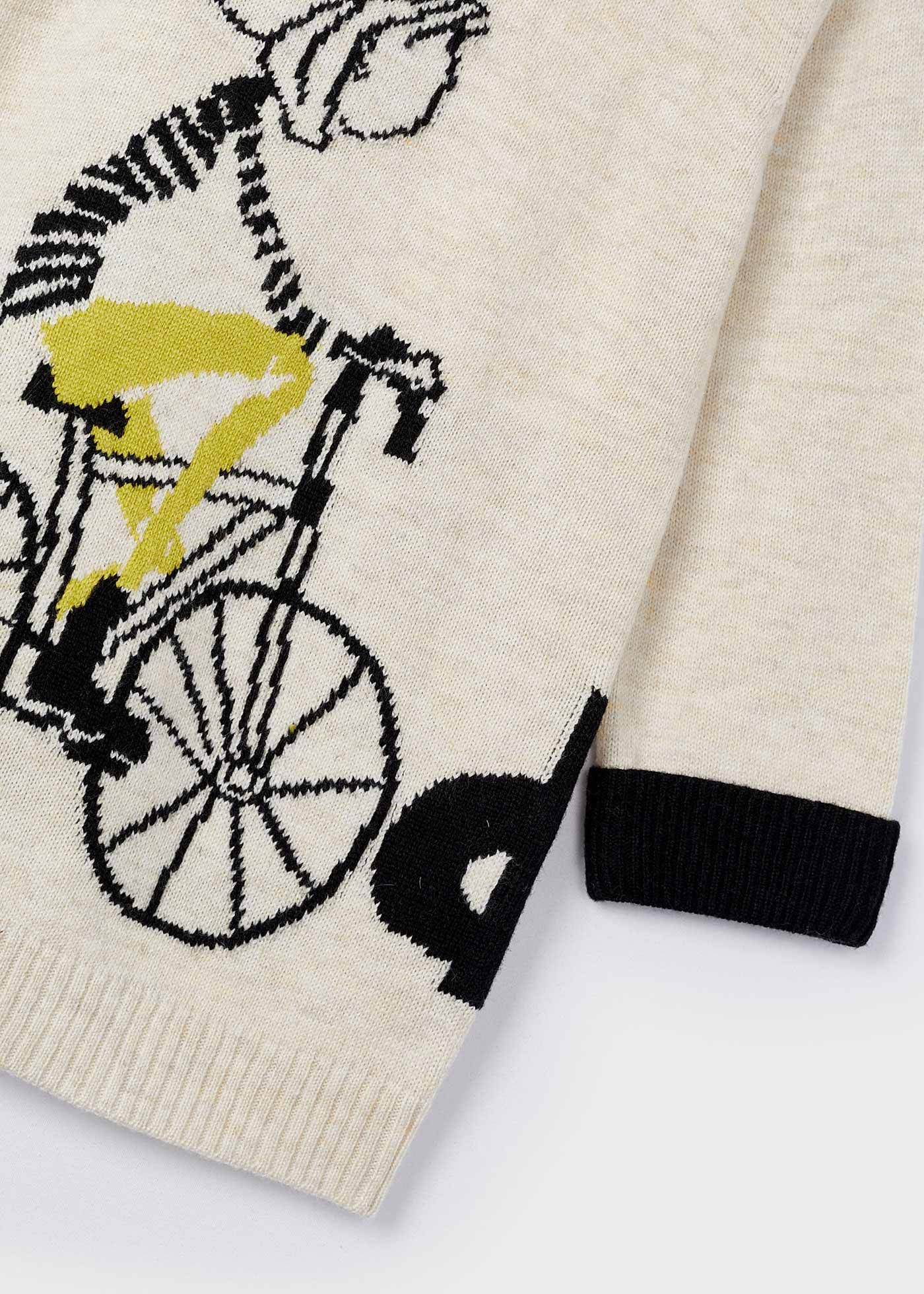 Girl Knit Bike Sweater Dress