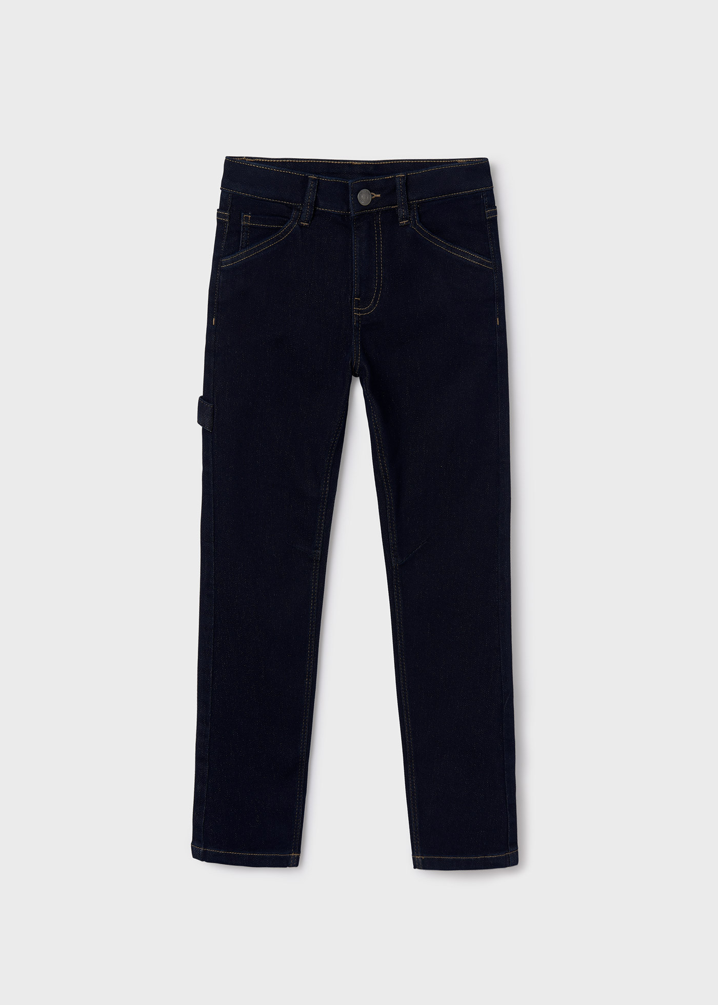 Boy Stitch Detail Straight Jeans