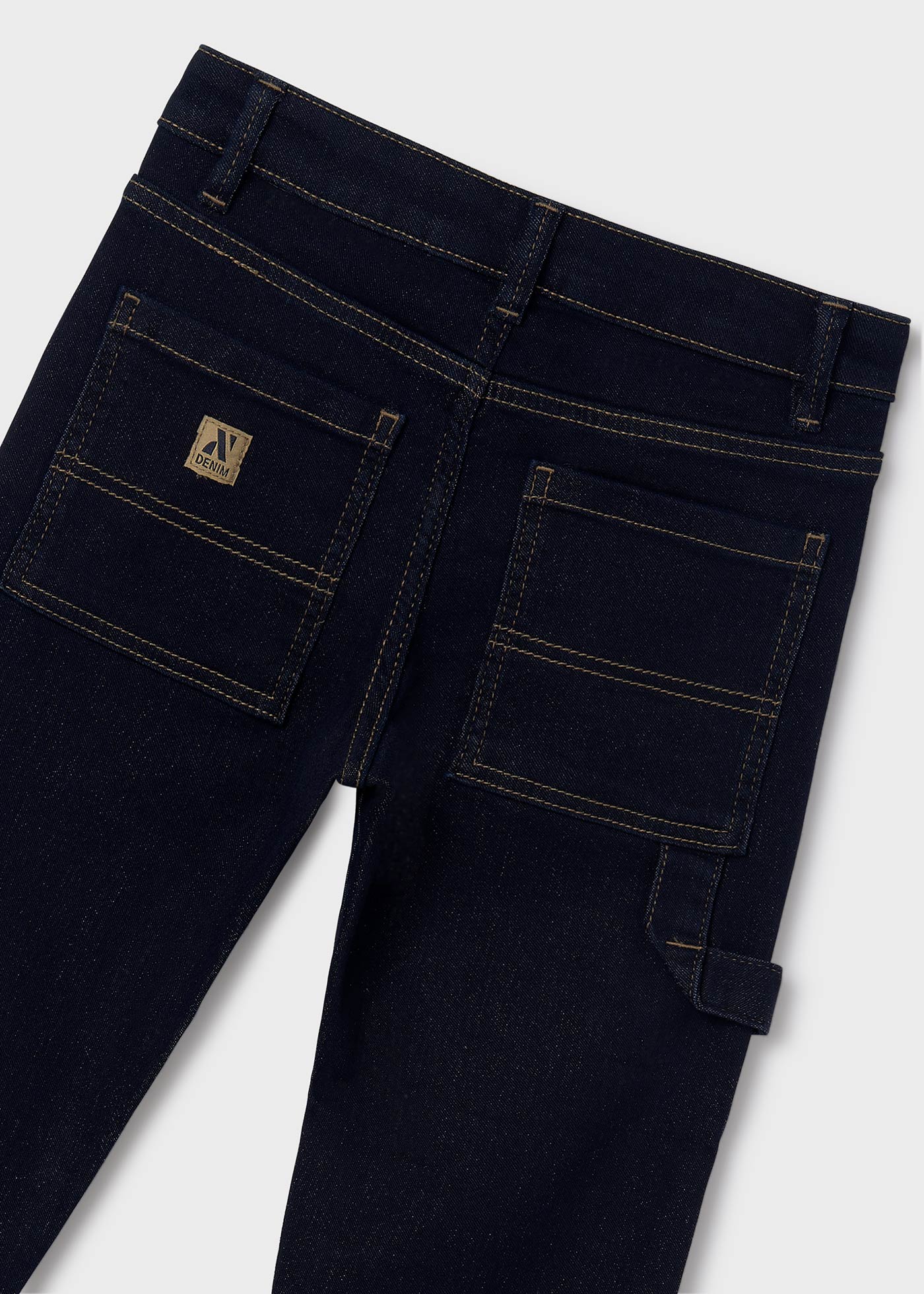 Boy Stitch Detail Straight Jeans