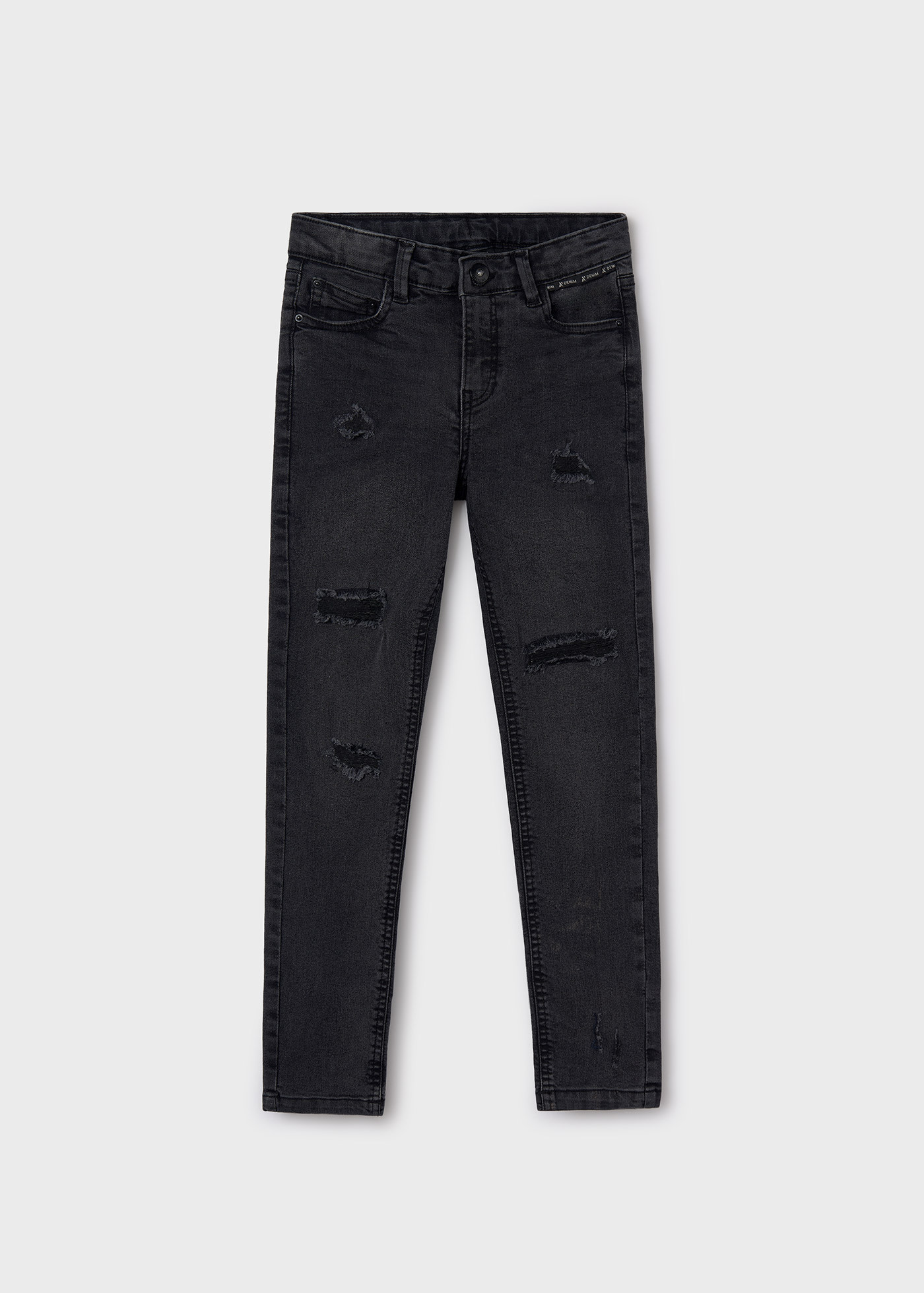 Pantalon en denim déchiré garçon